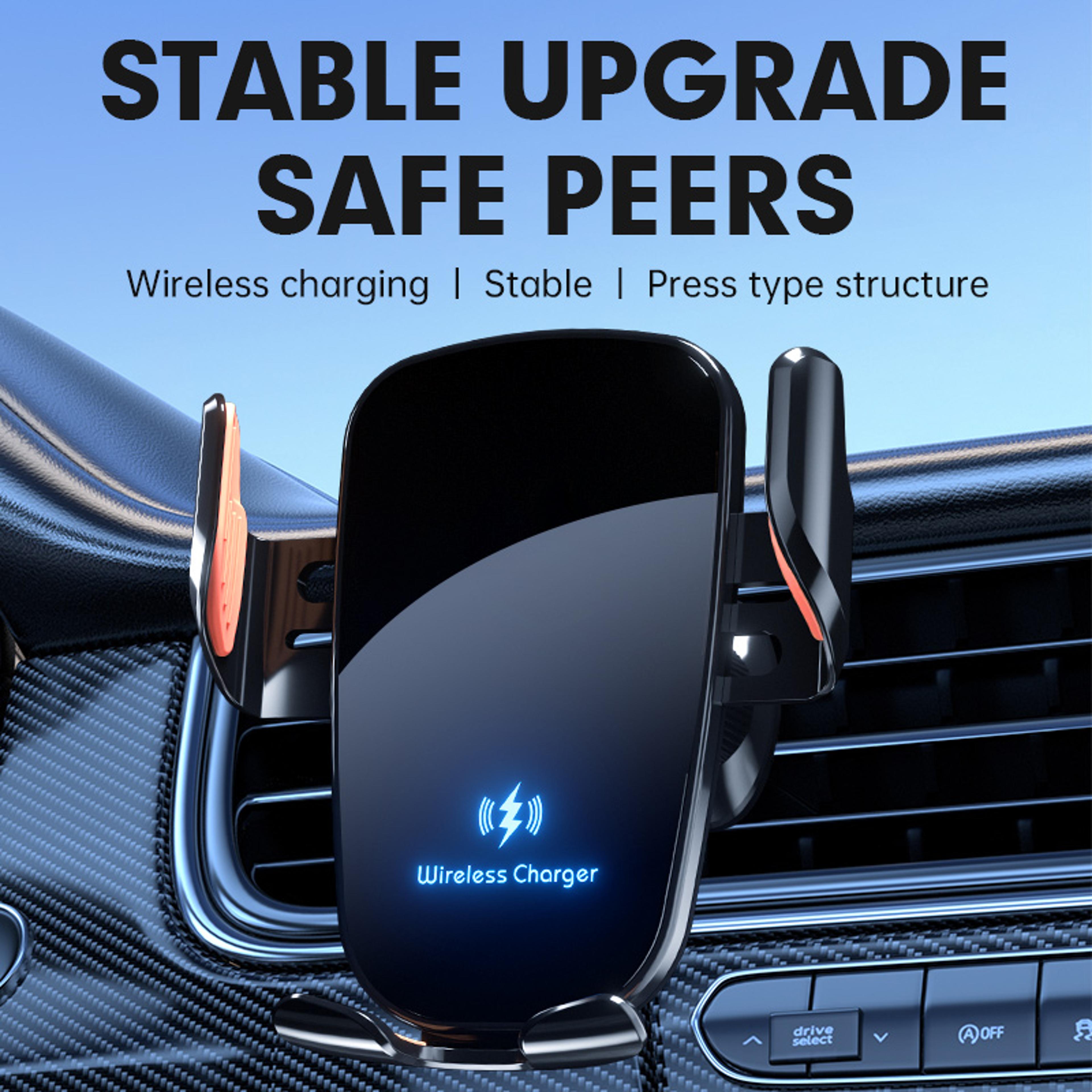 Wireless Car Charger Air Vent Phone Holder With Adjustable Mount 1