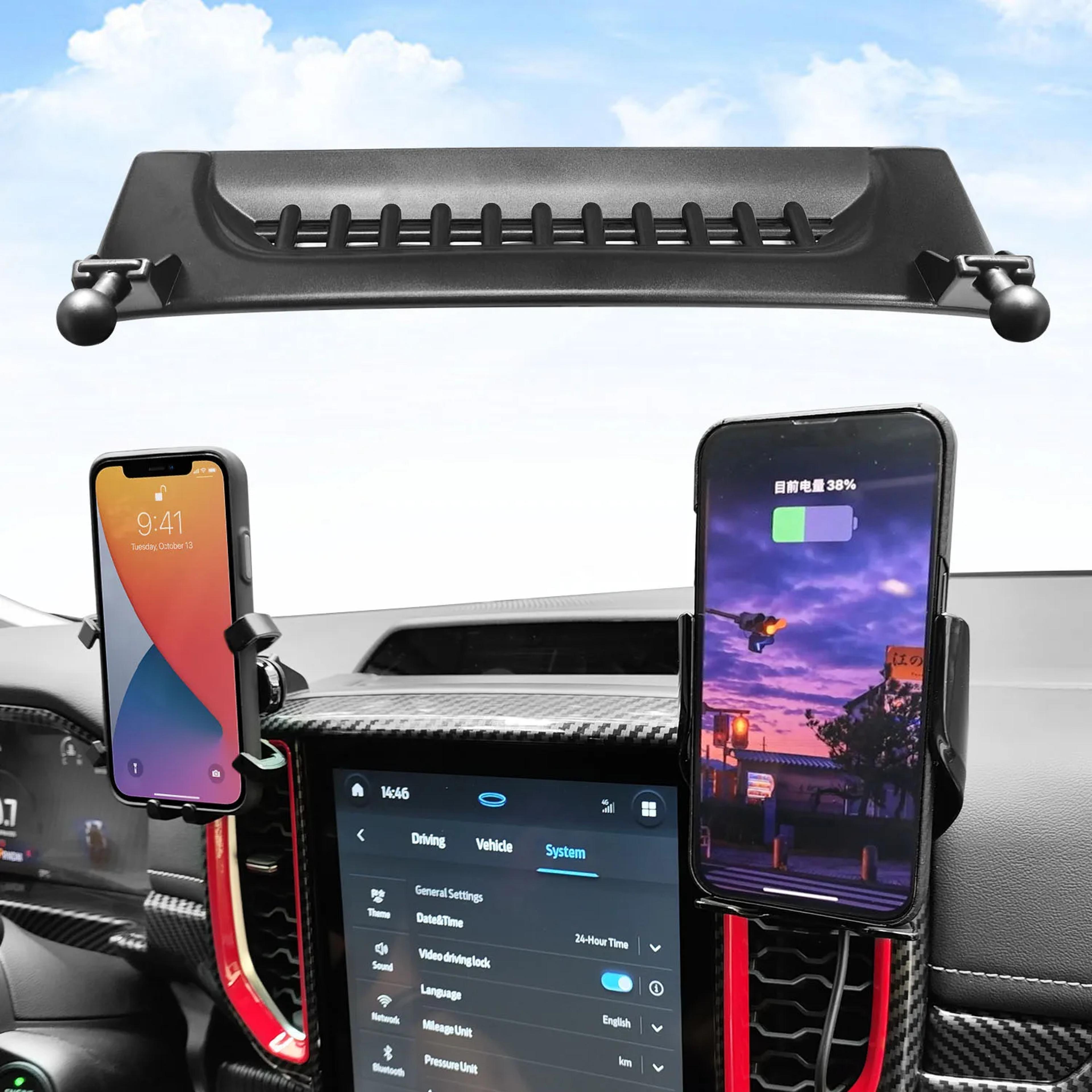 Ford Ranger Dashboard Phone Holder Secure Smartphone Mount 5