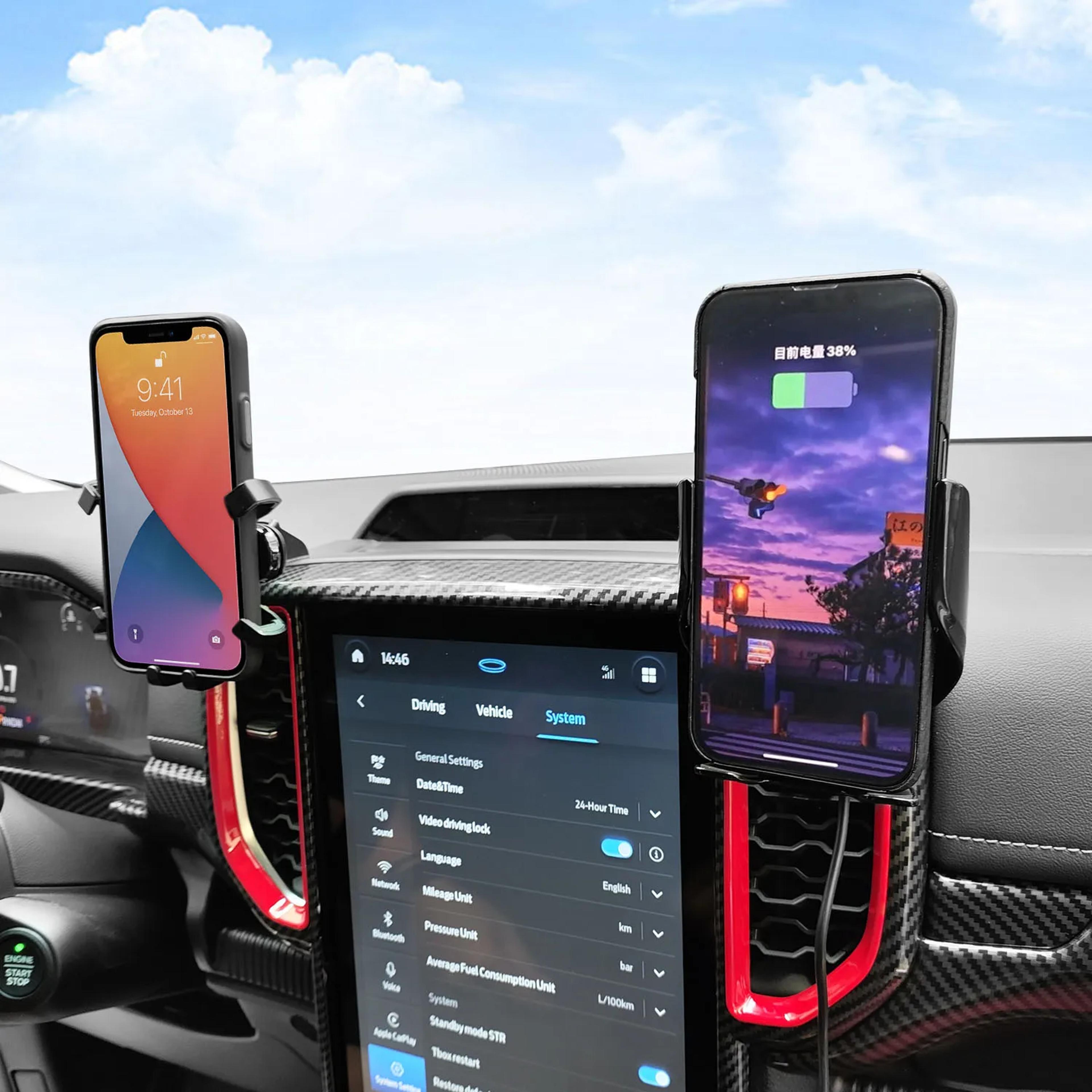 Ford Ranger Dashboard Phone Holder Secure Smartphone Mount 7
