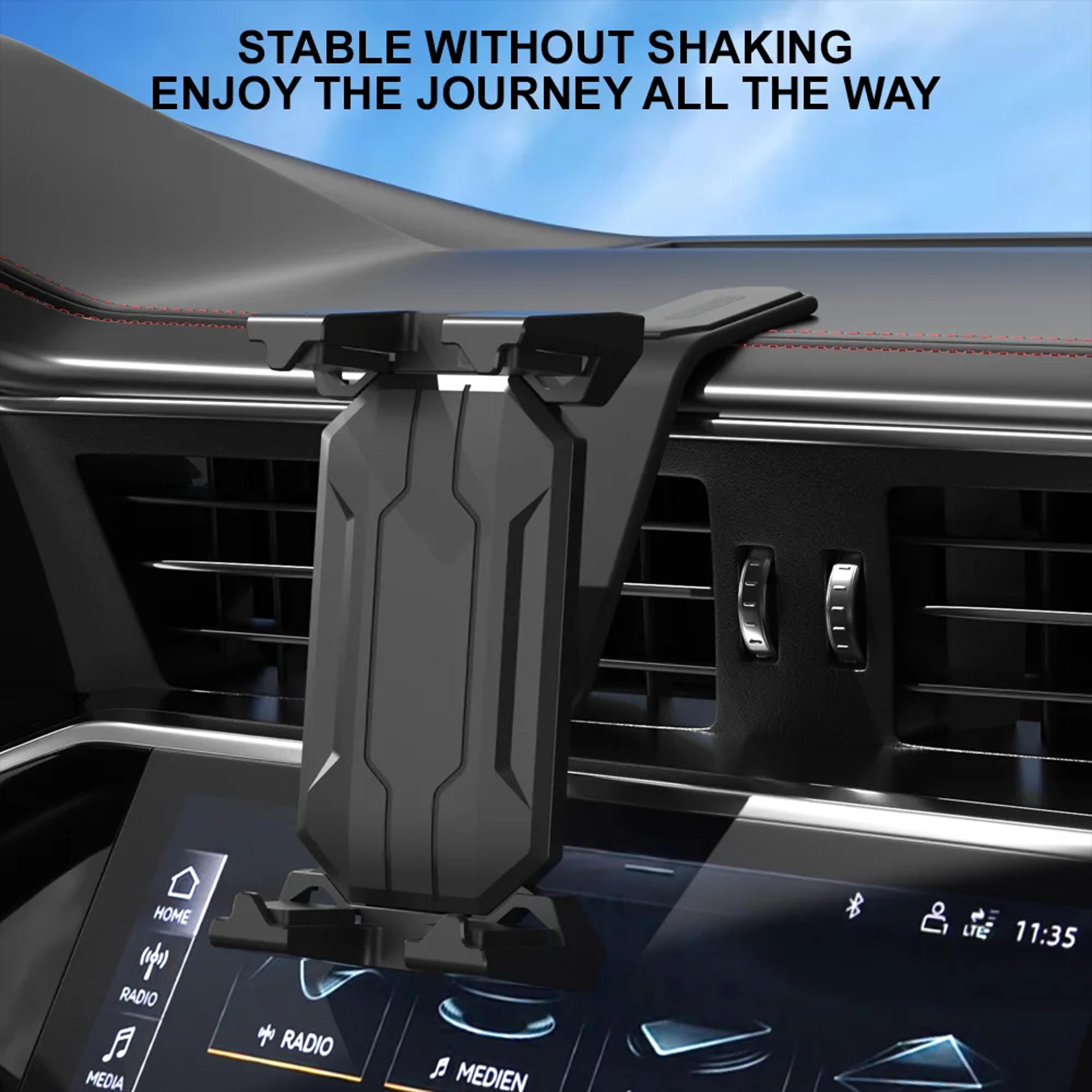 Foldable Car Tablet Mount Universal Dashboard Center Console Holder 2