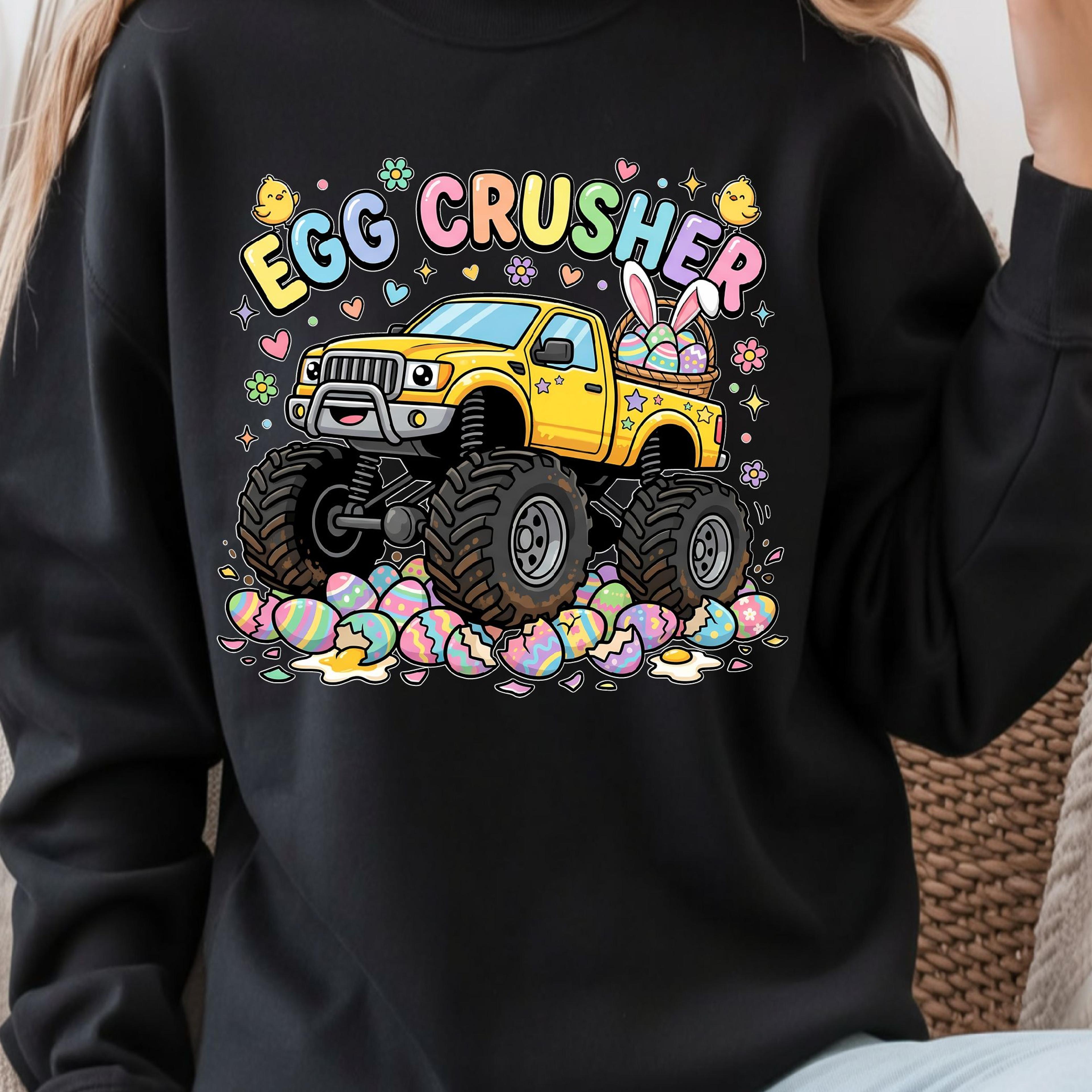 Egg Crusher Shirt Funny Easter Egg TShirt Humorous Holiday Tee 4