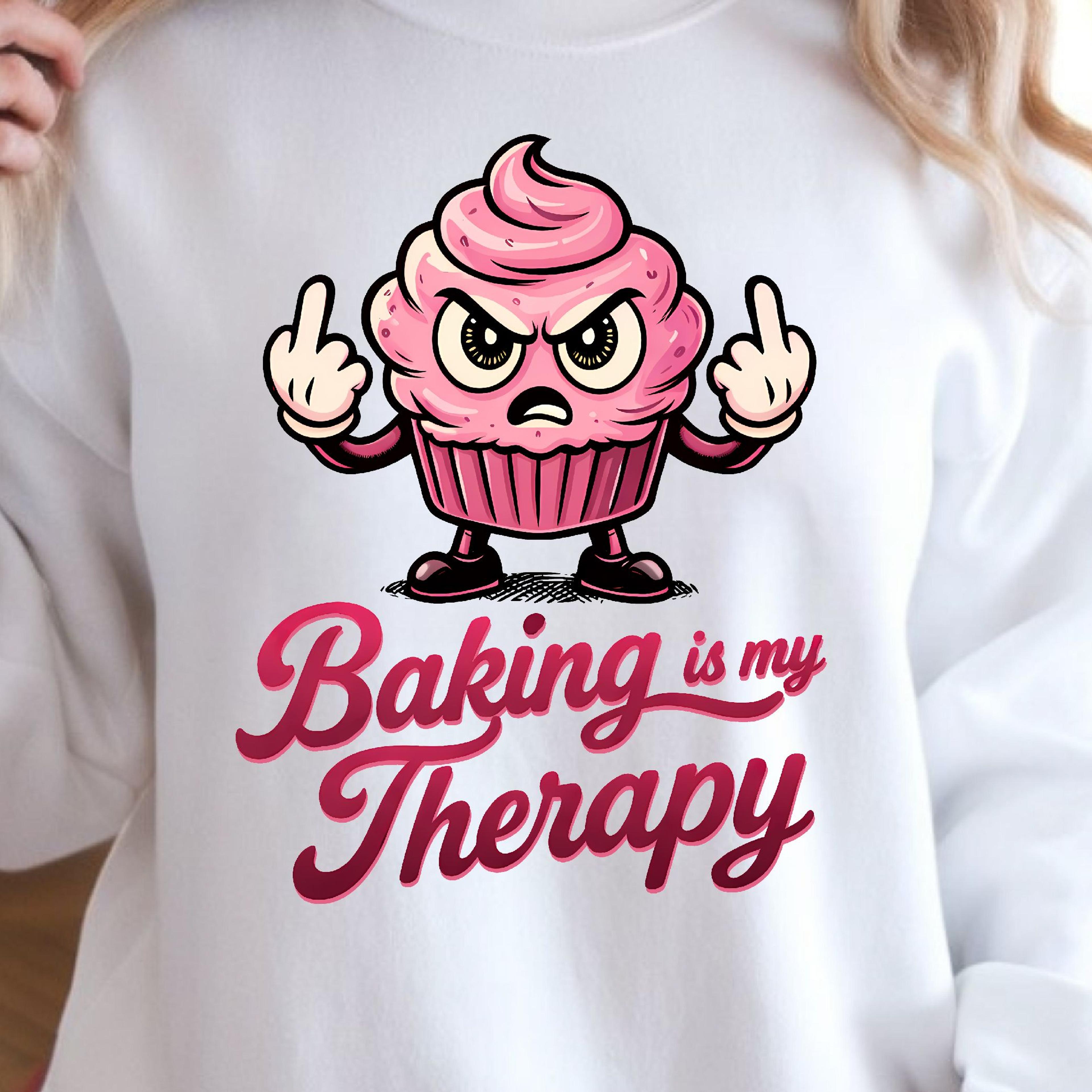 baking is my therapy shirt, funny baking t-shirt, baking lover tee