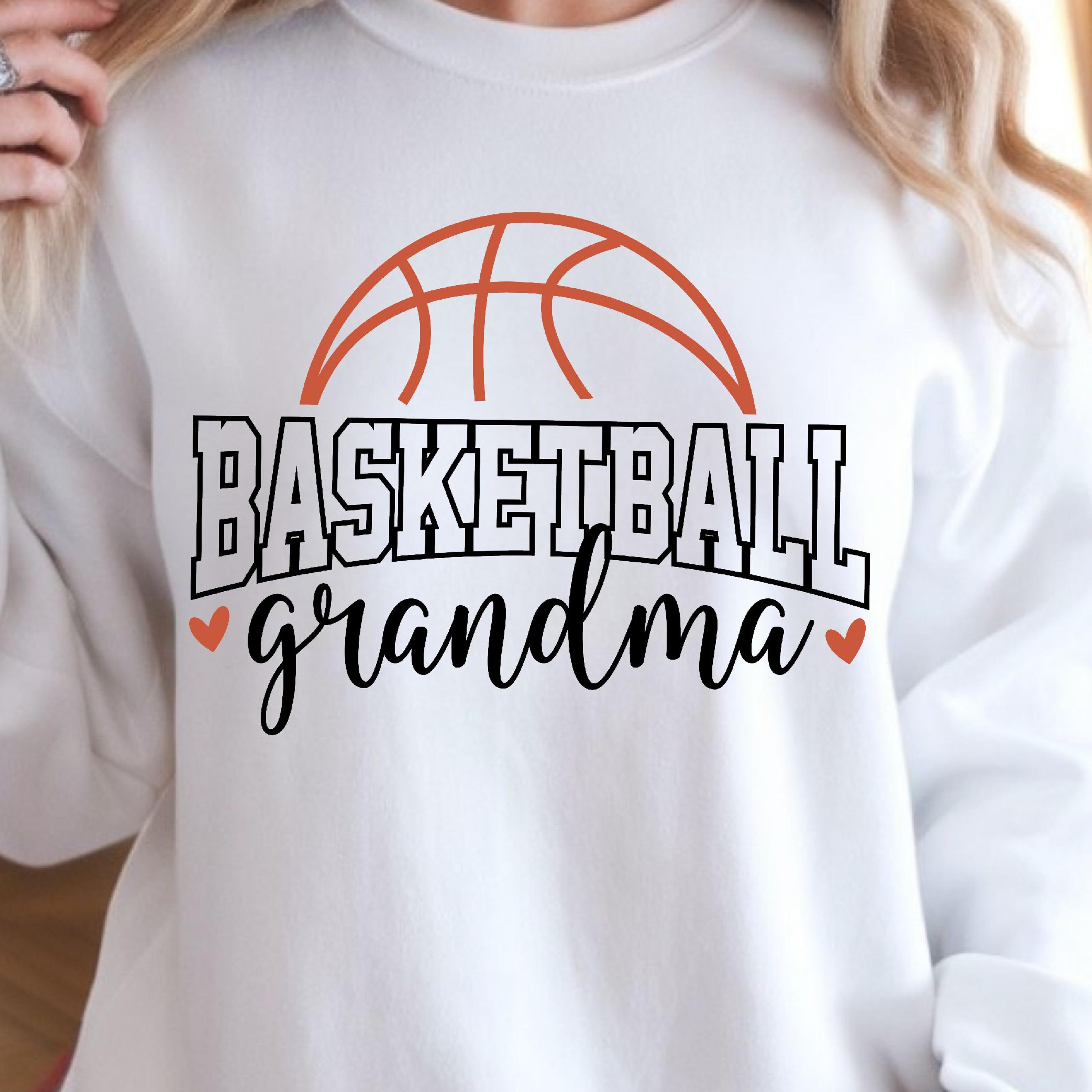 Basketball Grandma Sweatshirt Basketball Mom TShirt Sports Fan Sweatshirt 1
