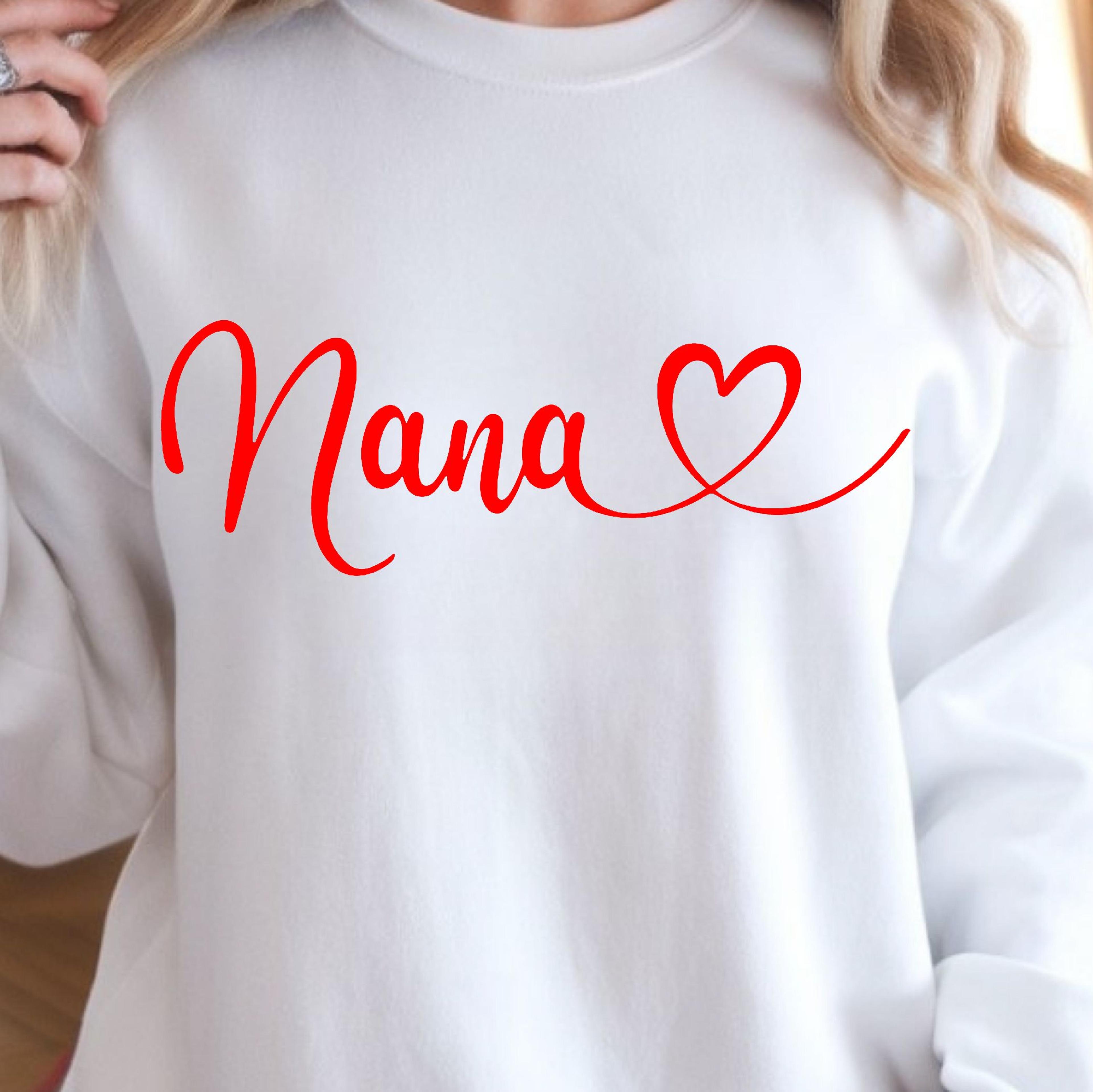 Nana Shirt  Sweatshirt  Cute Nana TShirt Cozy Nana Sweatshirt Perfect Grandma Gift 4