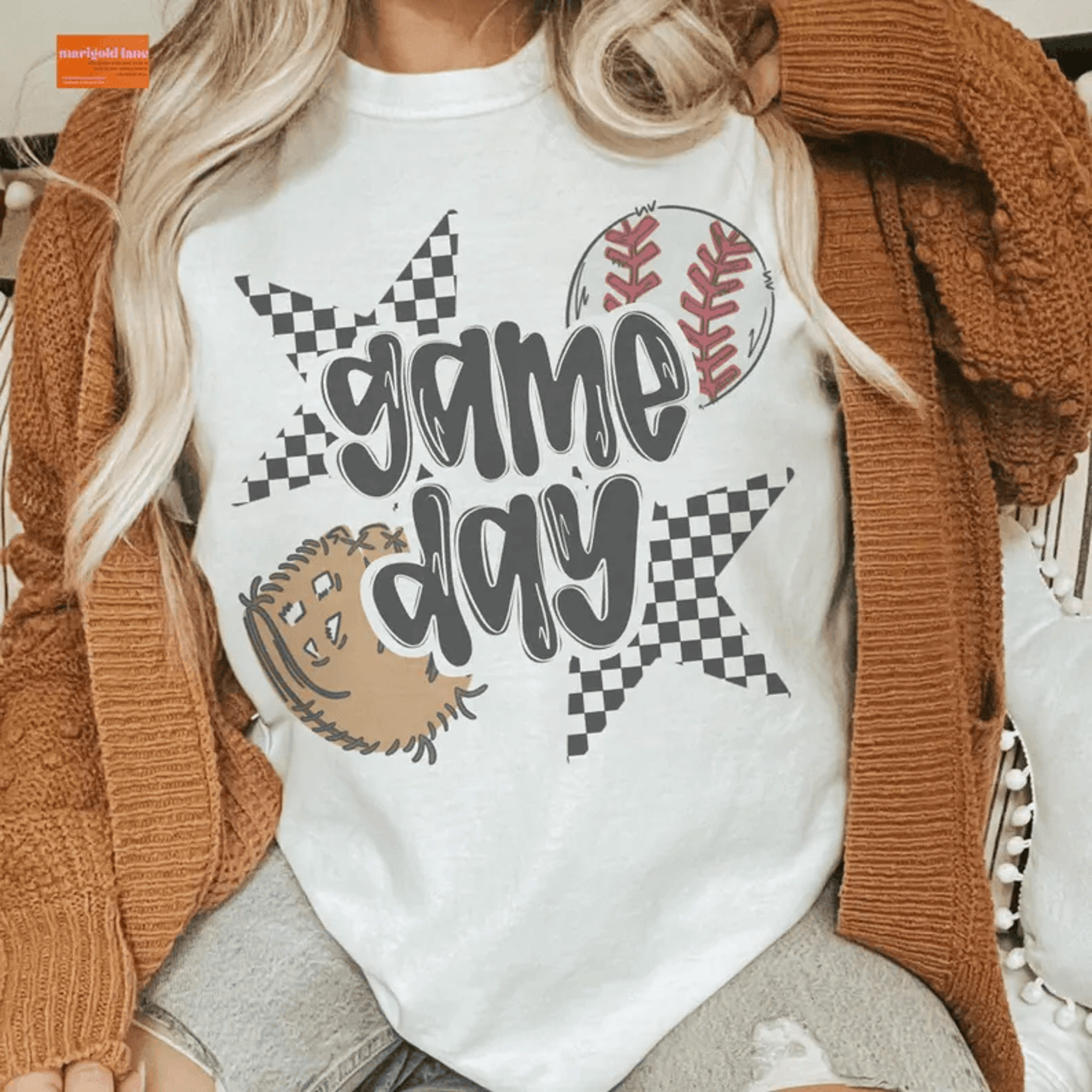game day mom baseball t-shirt | sports tee for women