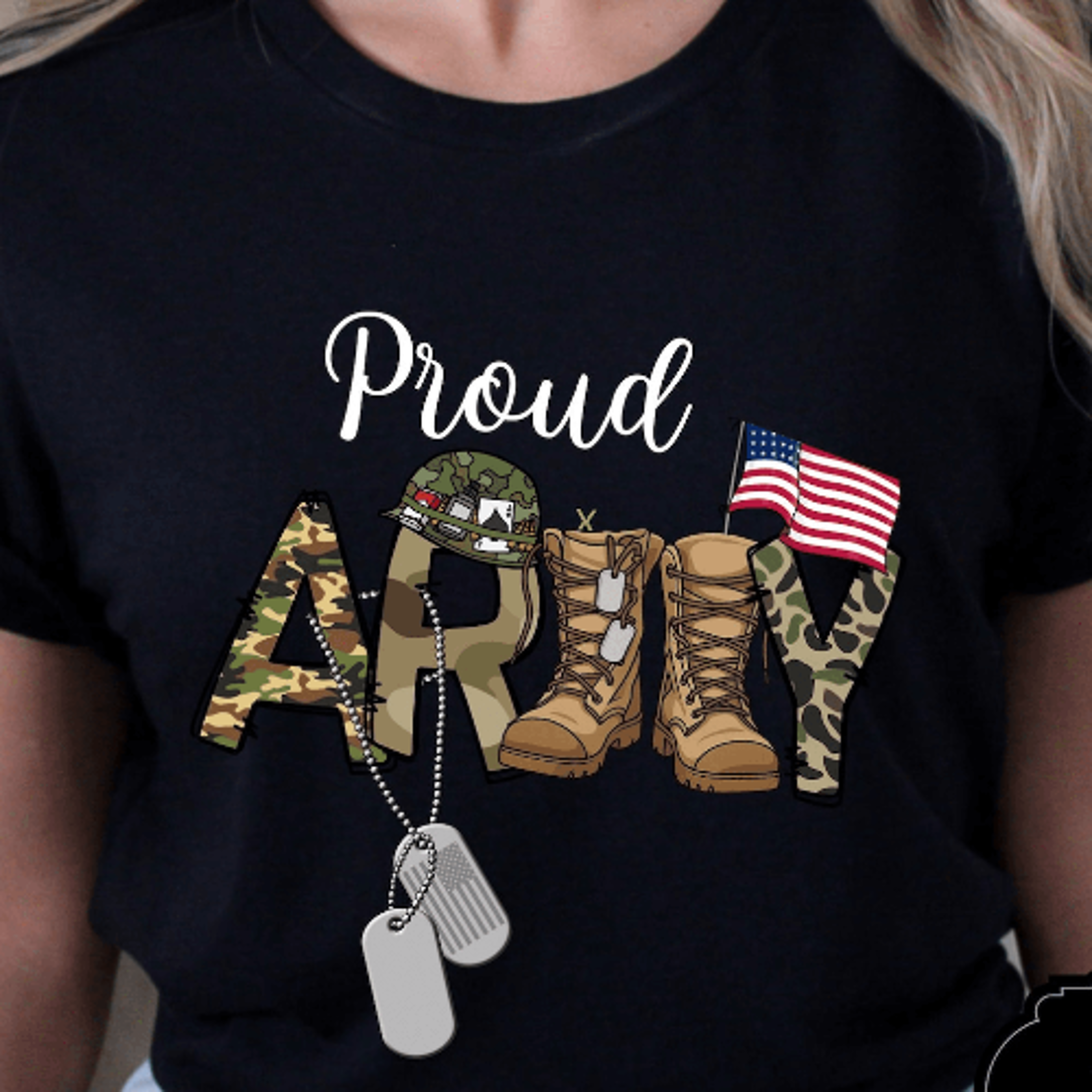 custom proud army family shirts – military gift