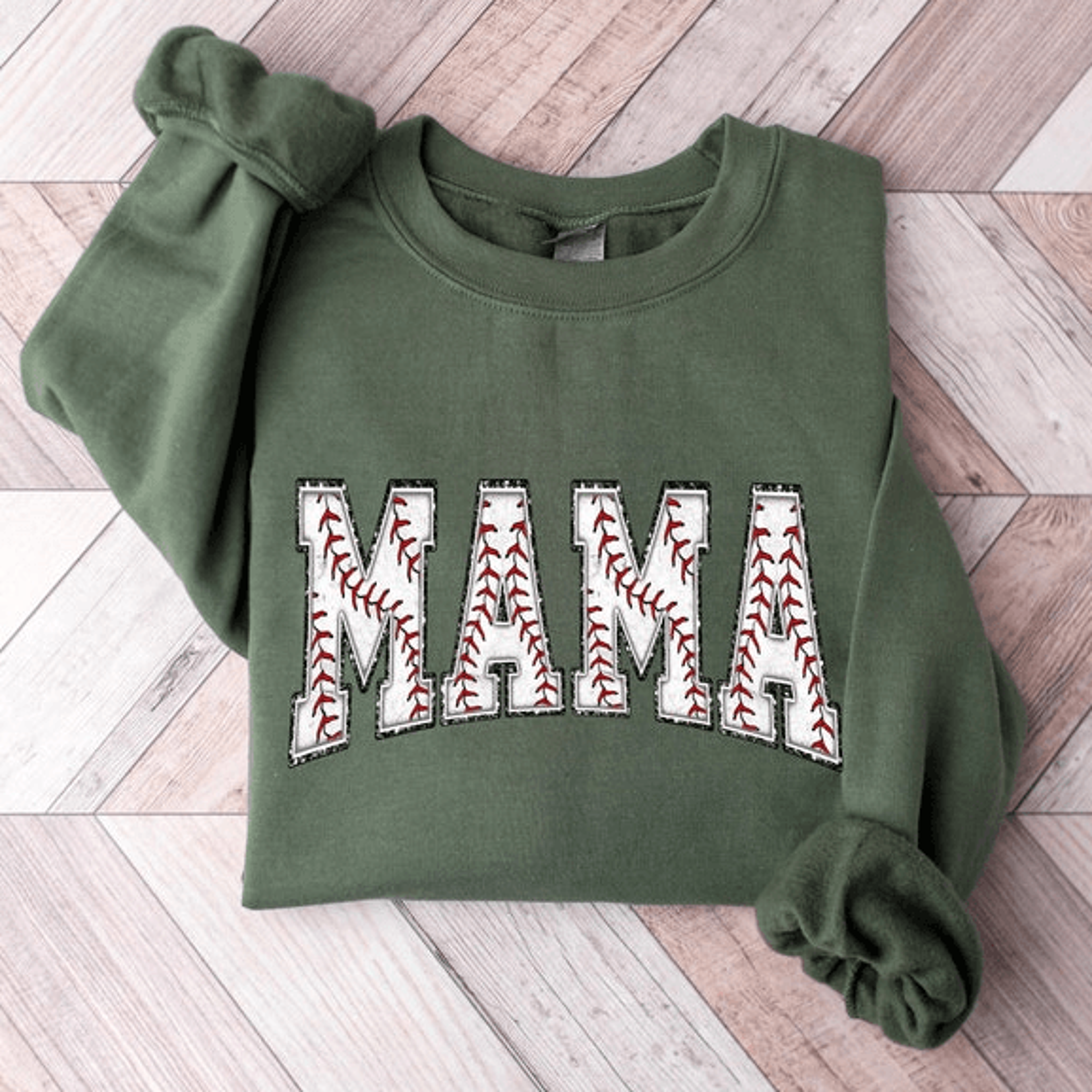 cute baseball mama sweatshirt - mother's day gift for baseball mom, baseball season shirt for mom