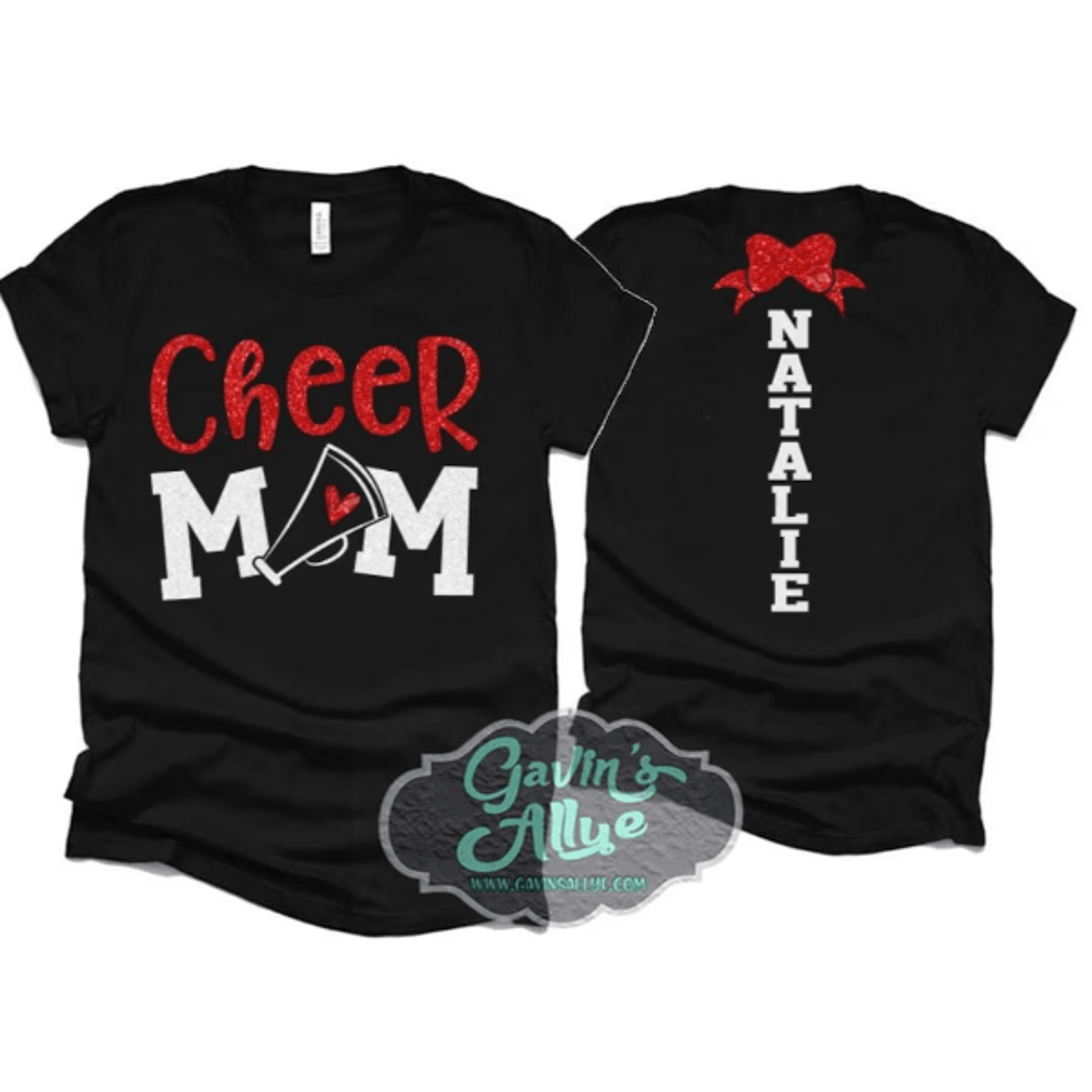 glitter cheer mom shirt – cheer spirit tee