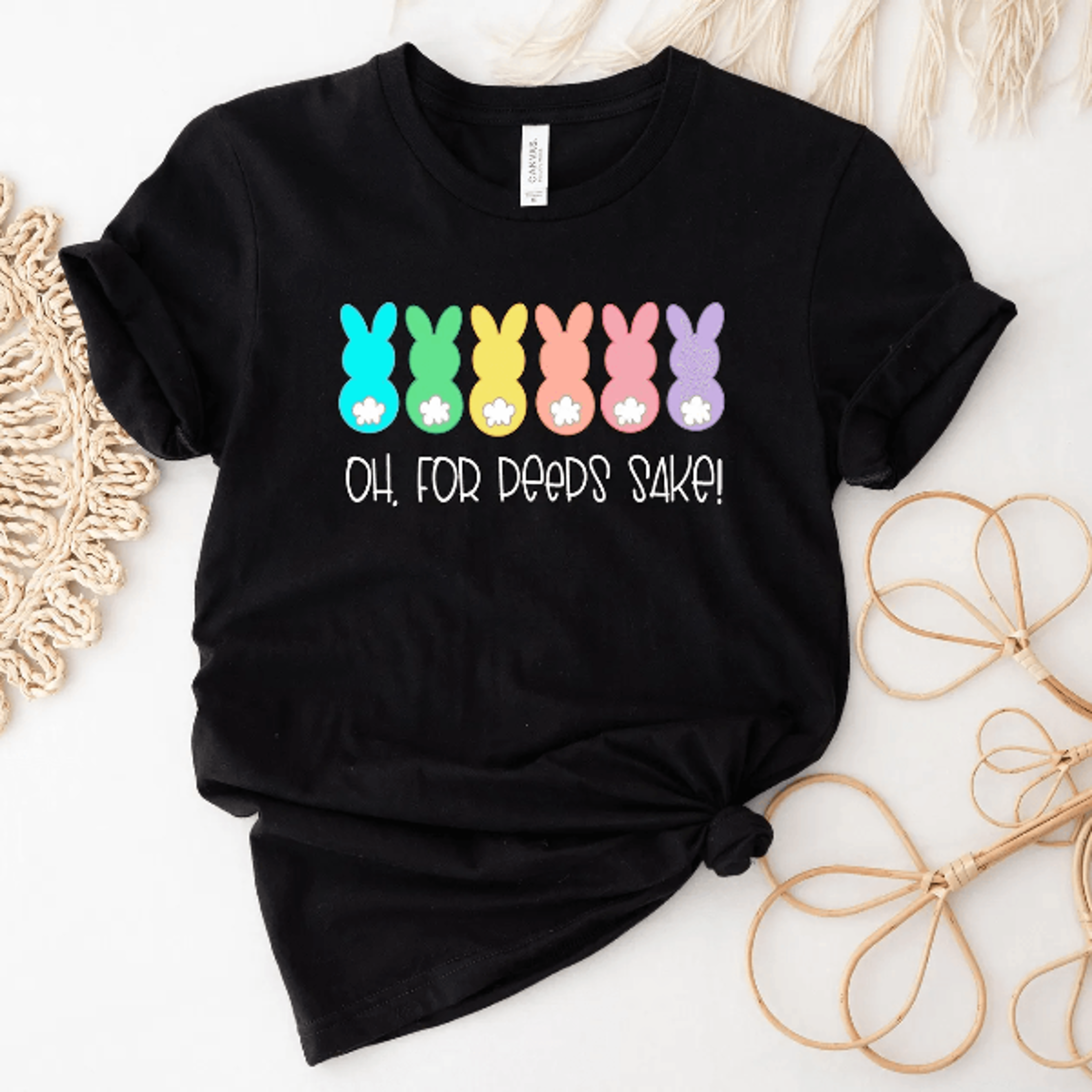 oh for peeps sake easter peeps shirt – funny tee