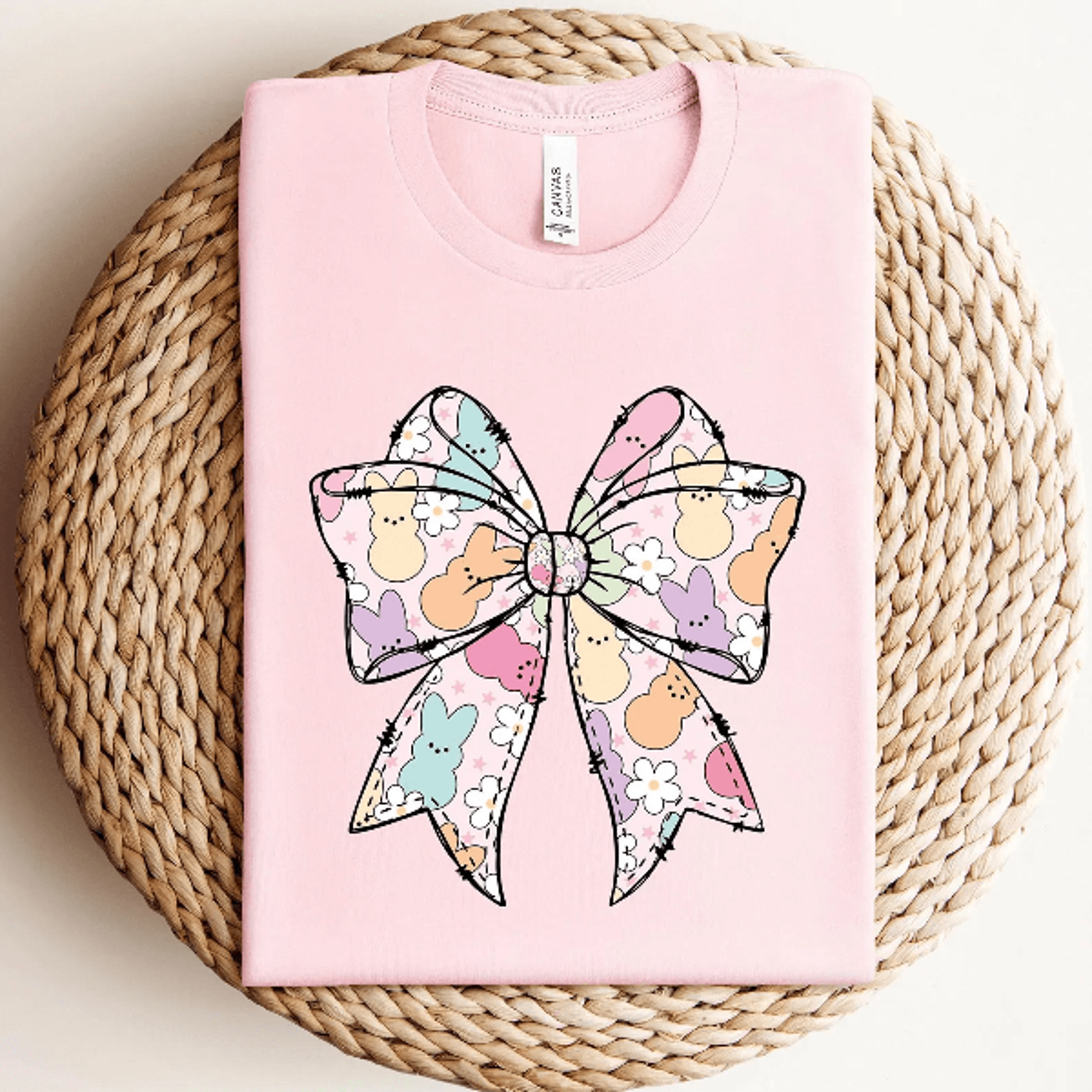 easter coquette bow shirt cute easter tee gift