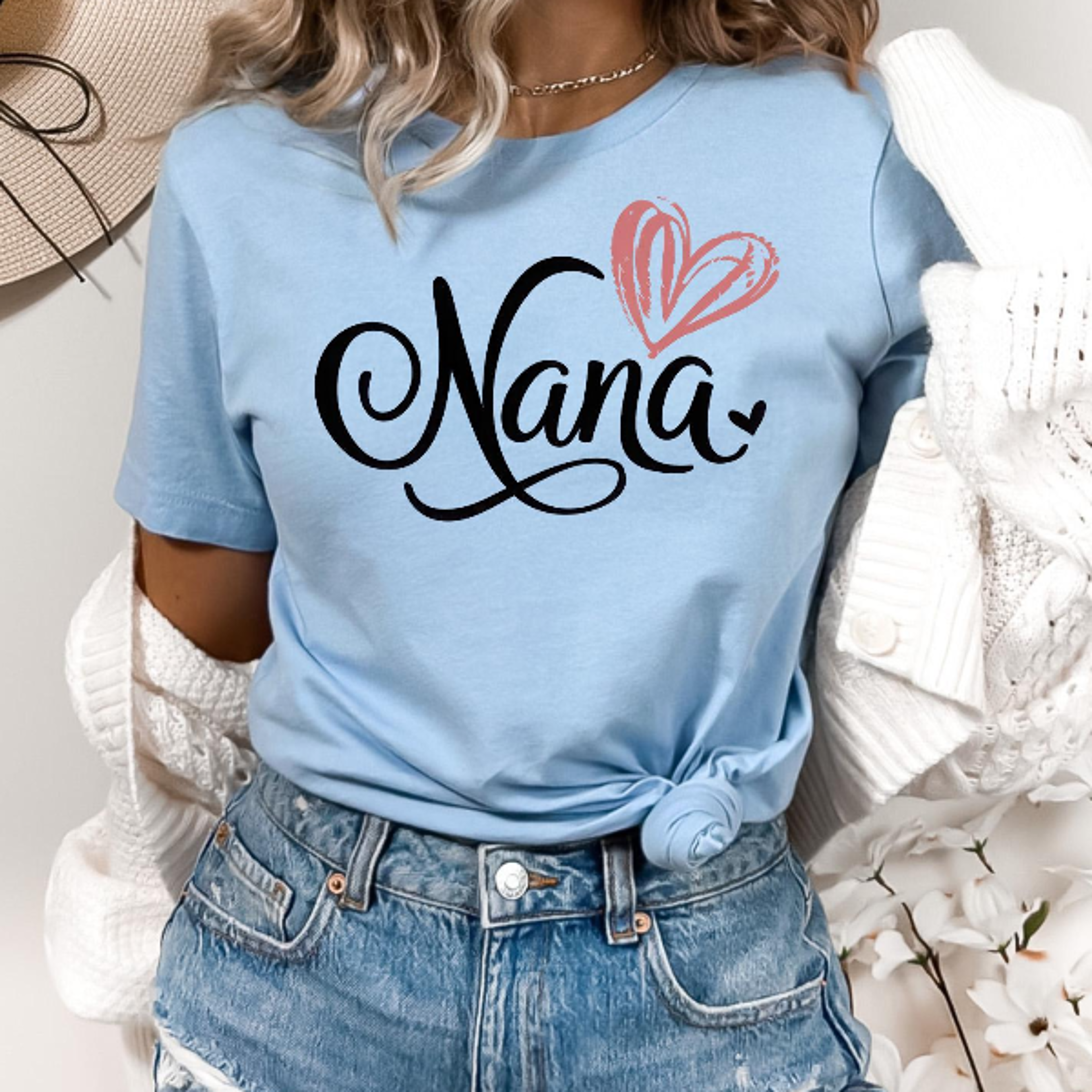 nana shirt - cute grandma t-shirt, perfect gift for mother's day