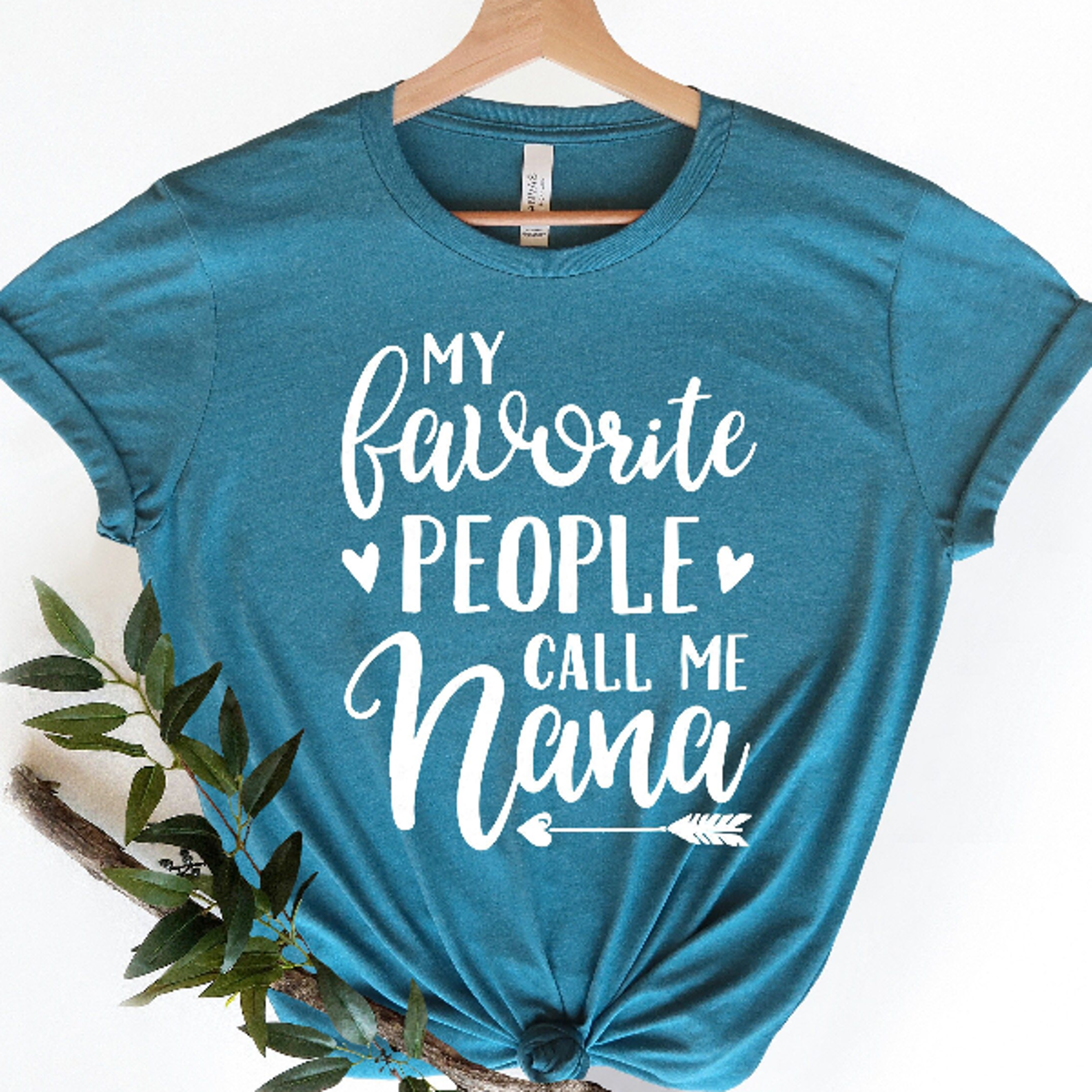 my favorite people call me nana shirt grandma mom life tee