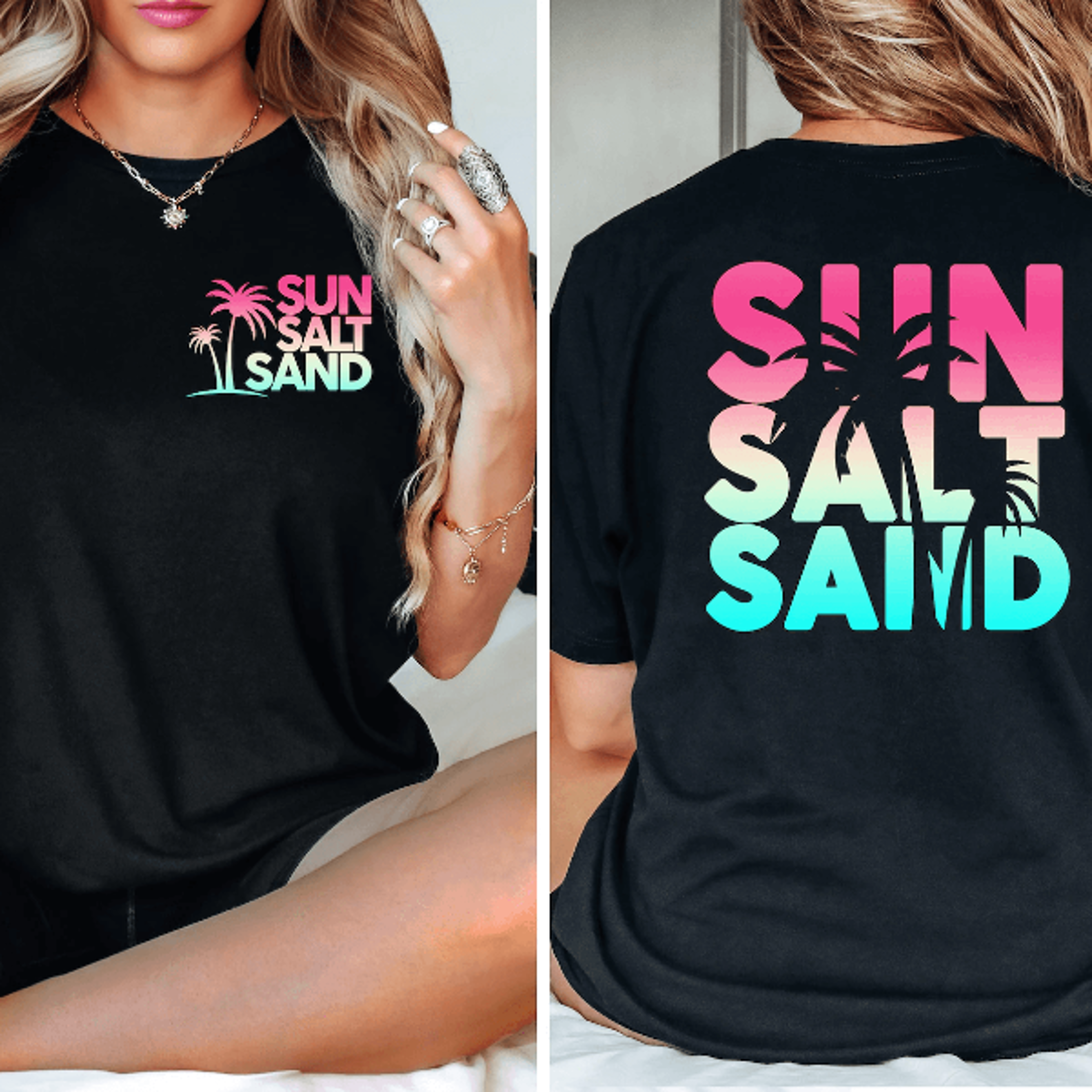 sun sand salt beach shirt women