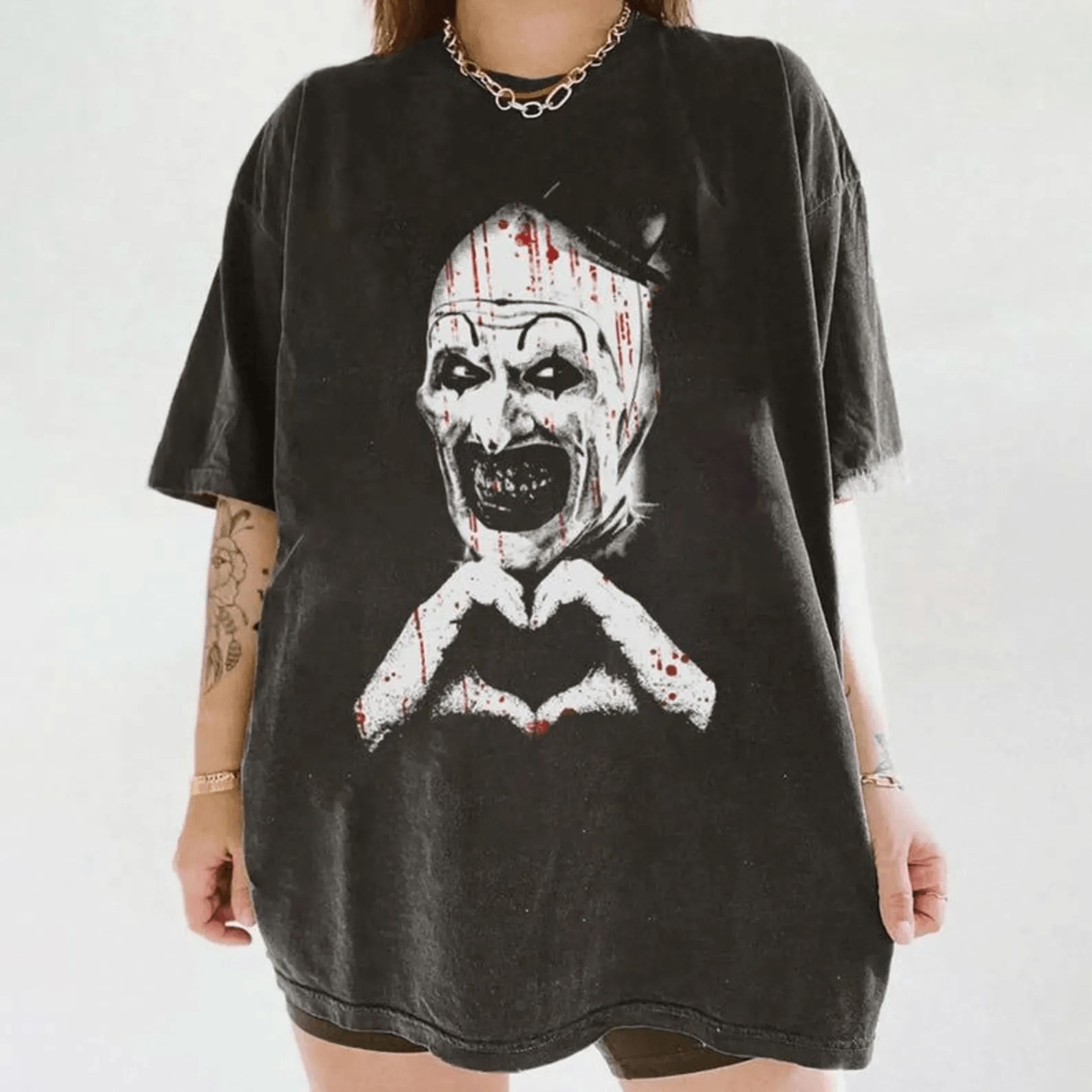 art the clown terrifier horror shirt