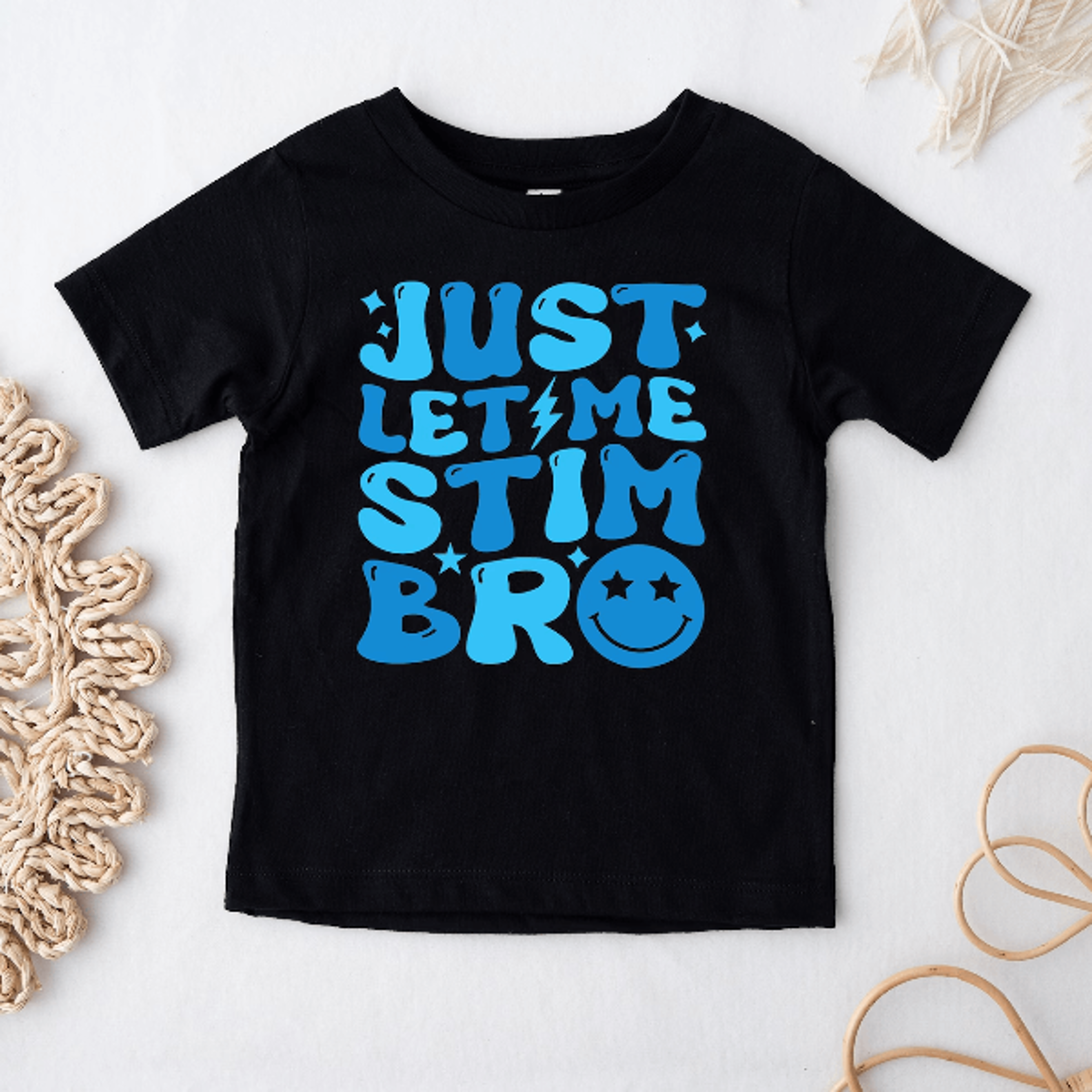 just let me stim bro autism awareness shirt – funny neurodiversity comfort tee