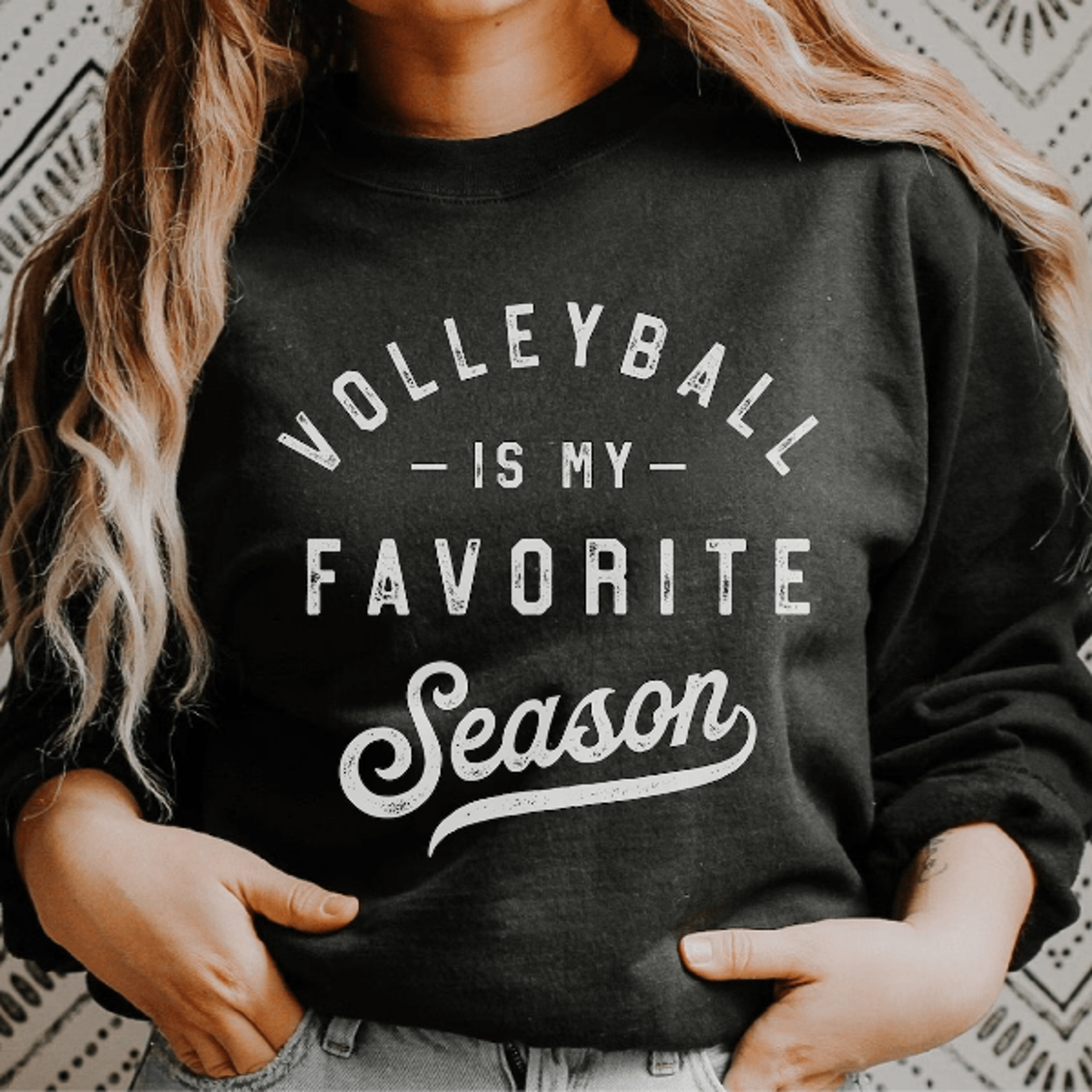 volleyball is my favorite season graphic tee