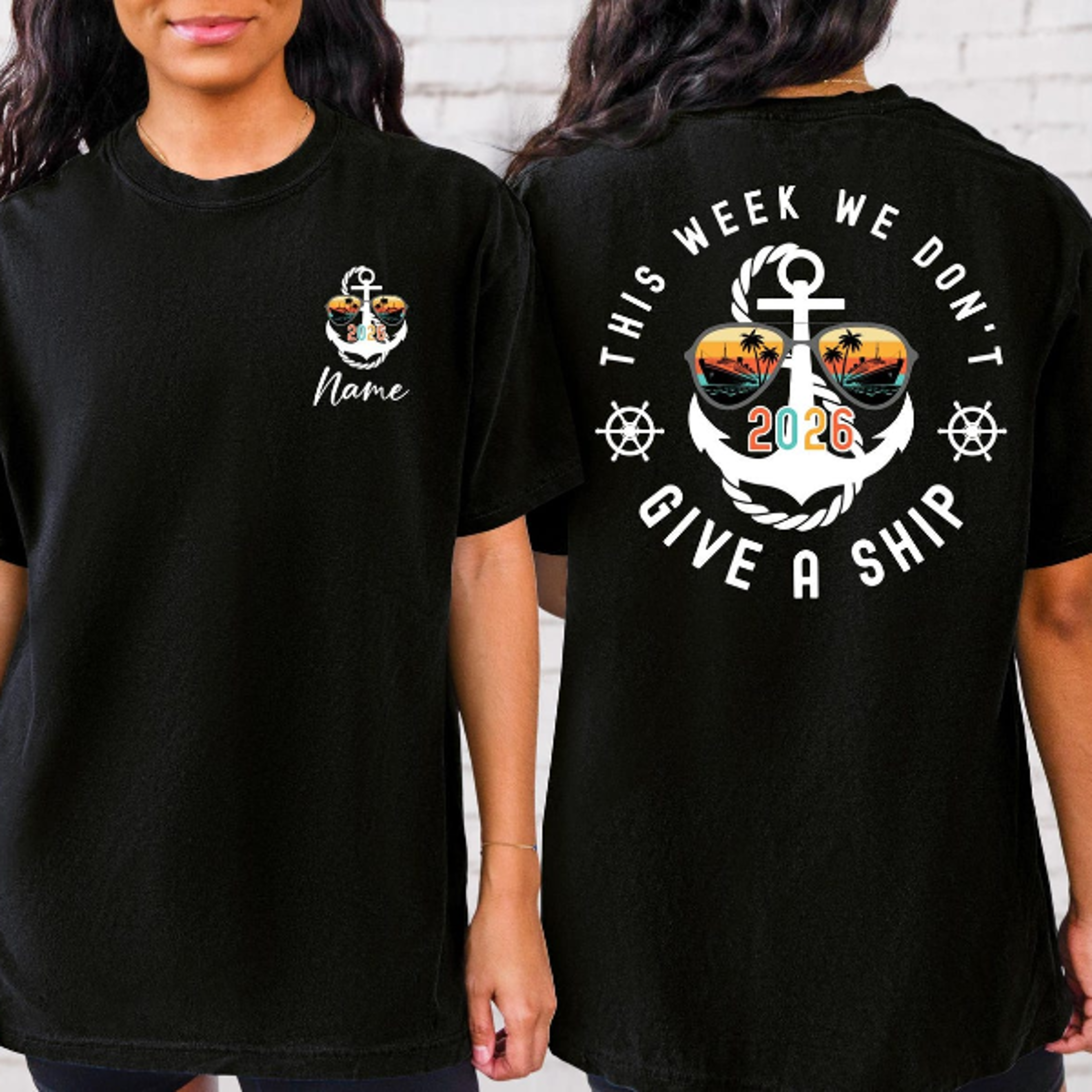 in this week we dont give a ship shirt funny cruise vacation graphic tee gift