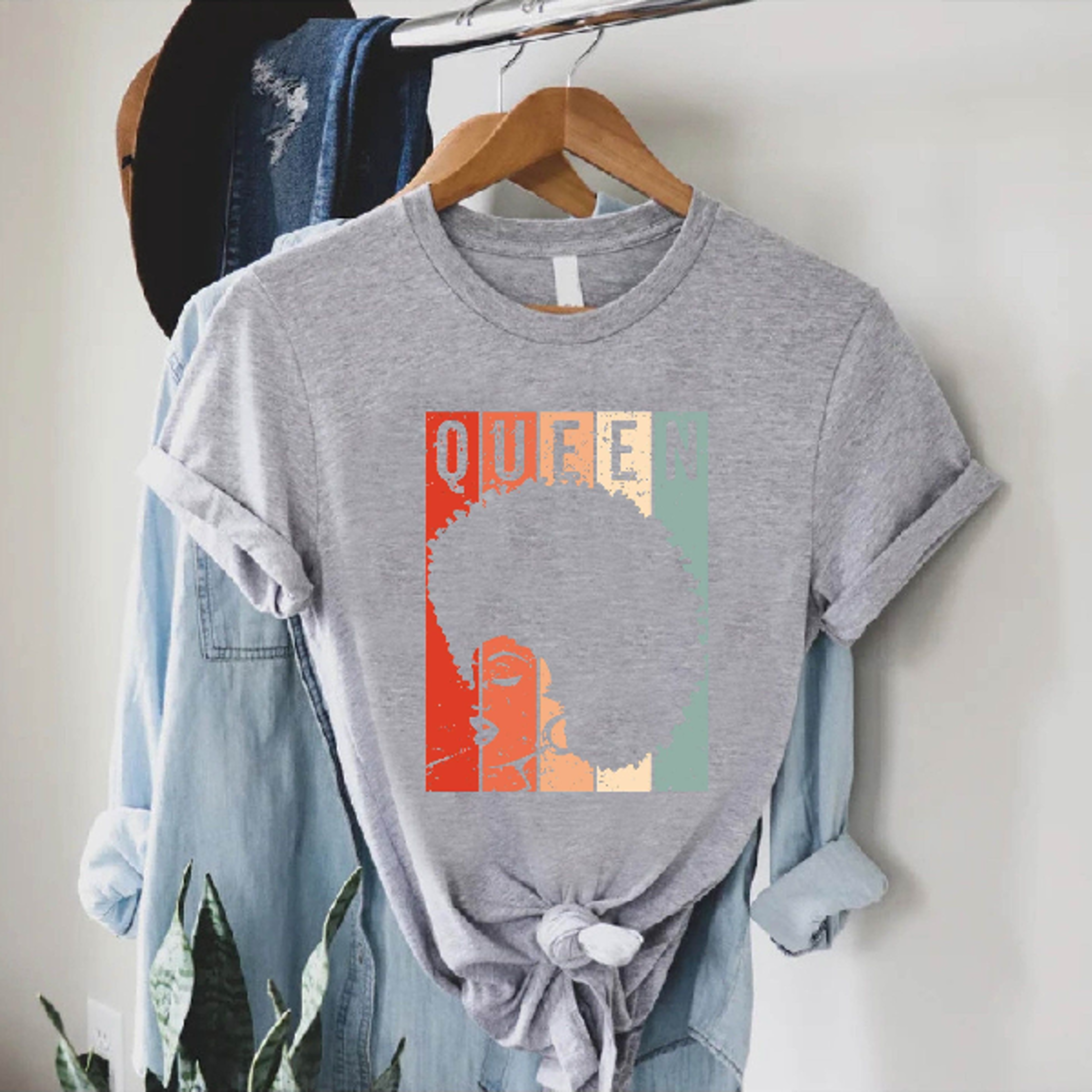 queen afro shirt black girl magic graphic tee melanin queen empowerment outfit