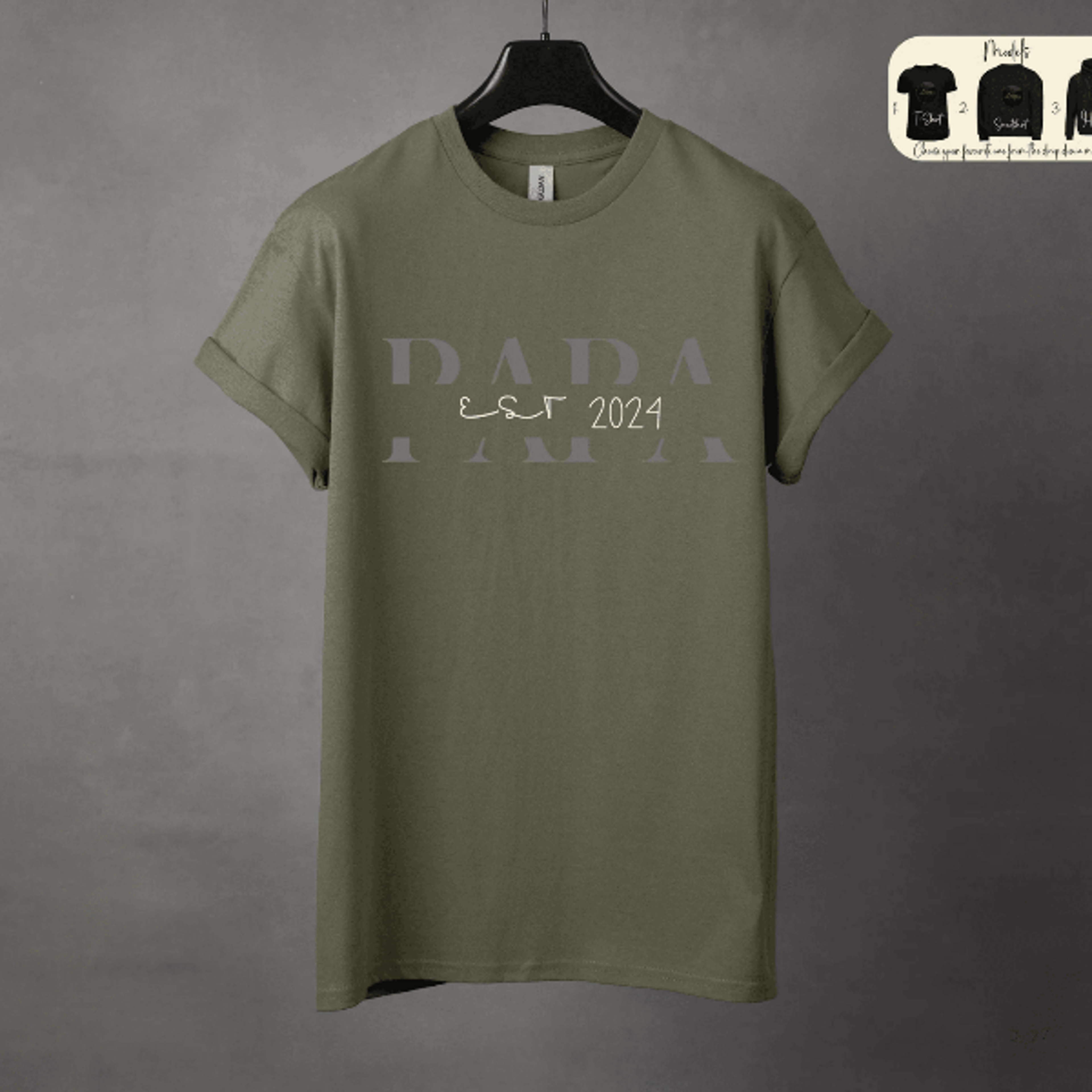 personalized papa sweatshirt custom dad hoodie fathers day gift new dad tee