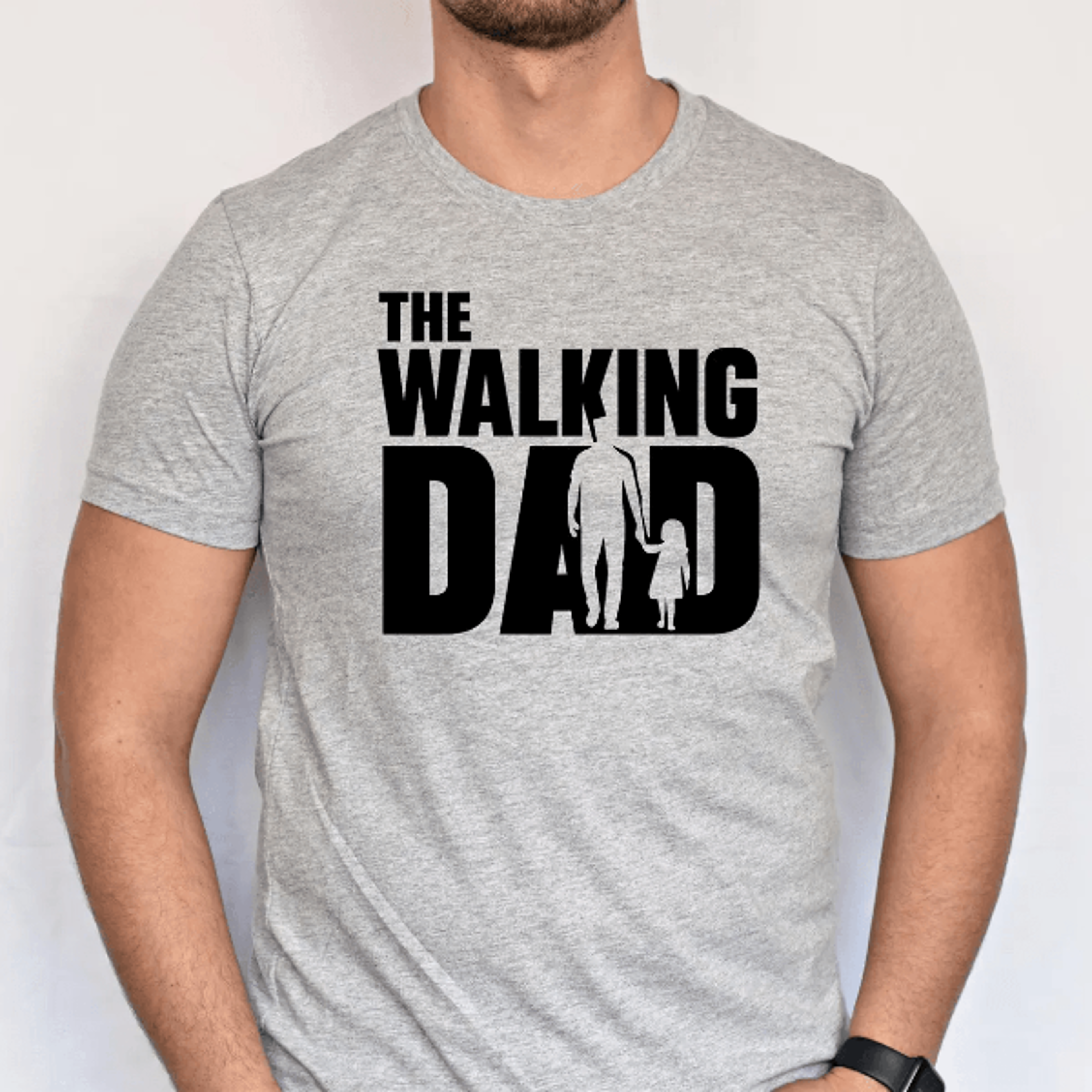 walking dad shirt funny fathers day gift matching dad daughter tee