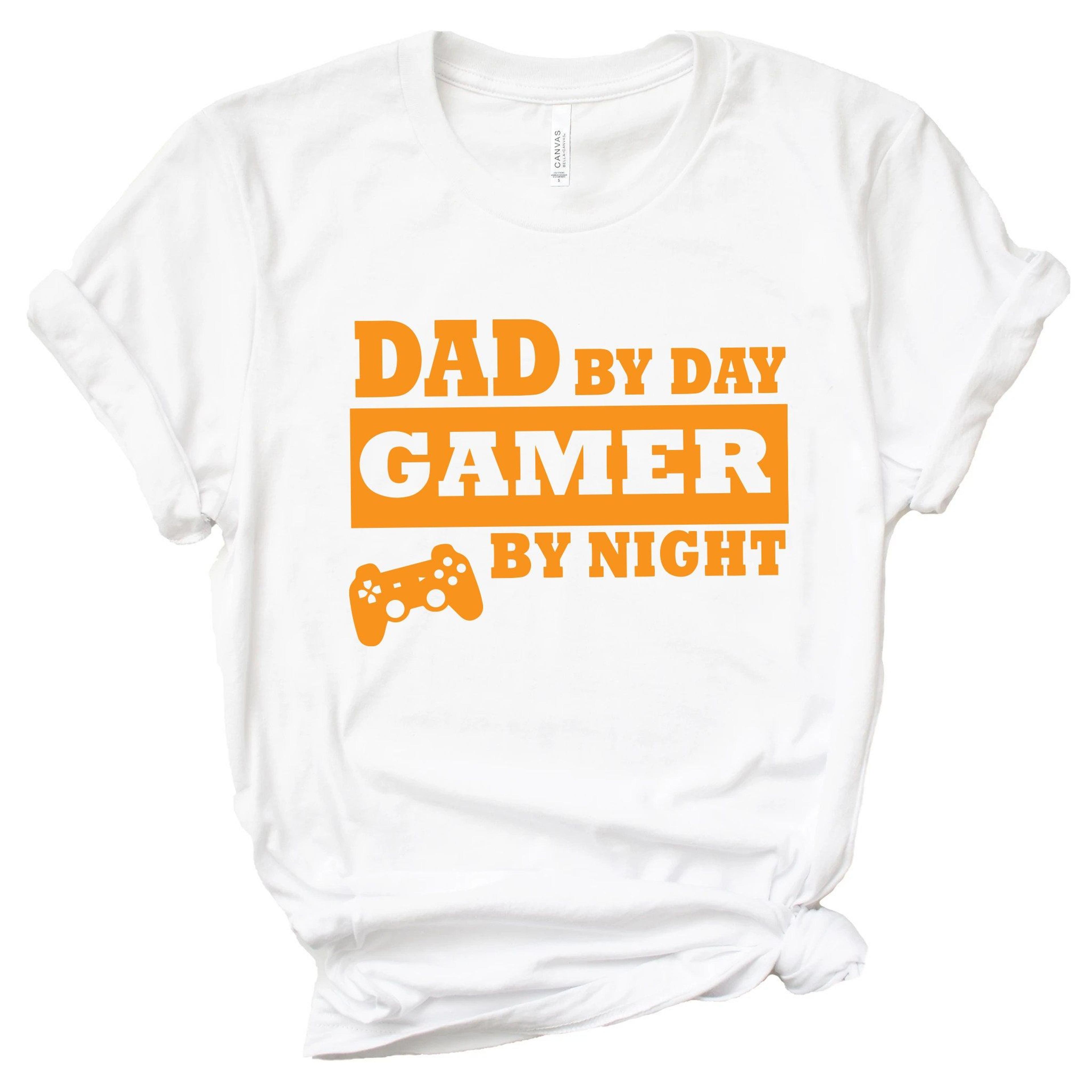 dad by day, gamer by night shirt,gift for grandpa shirt,new dad shirt,dad shirt,daddy shirt,father's day shirt,best dad