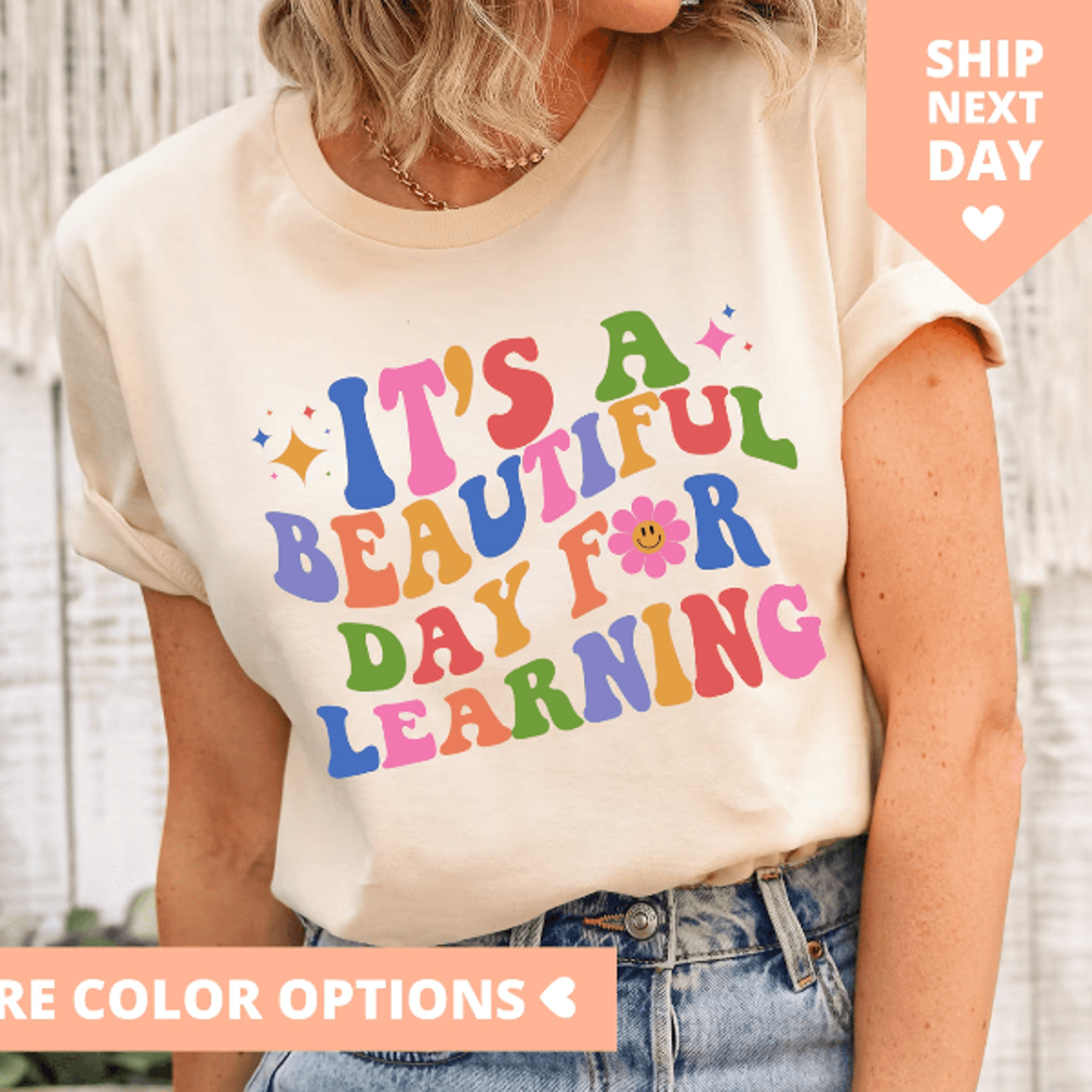 its a beautiful day teacher shirt inspirational back to school teacher gift tee