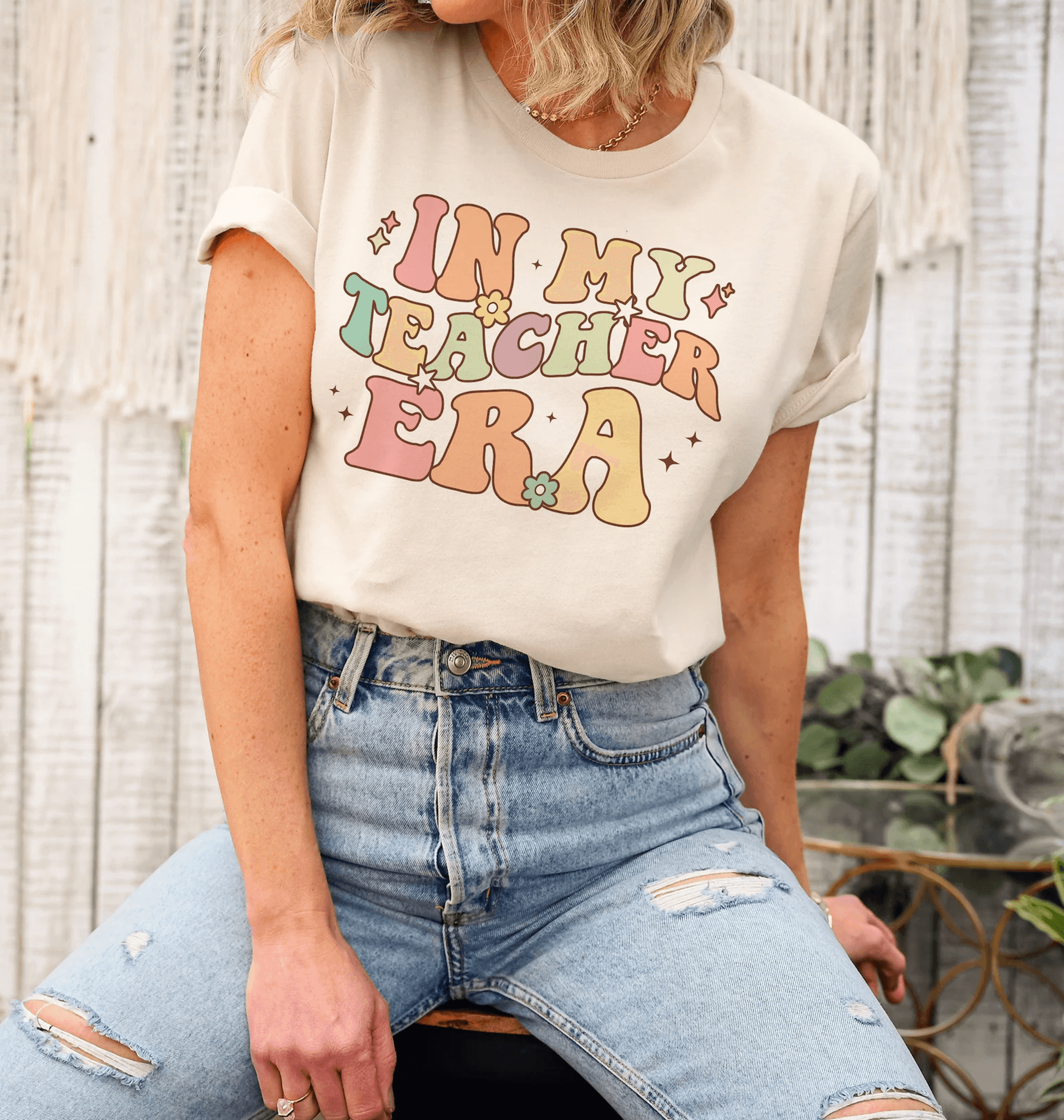 in my teacher era shirt retro back to school teacher appreciation gift tee