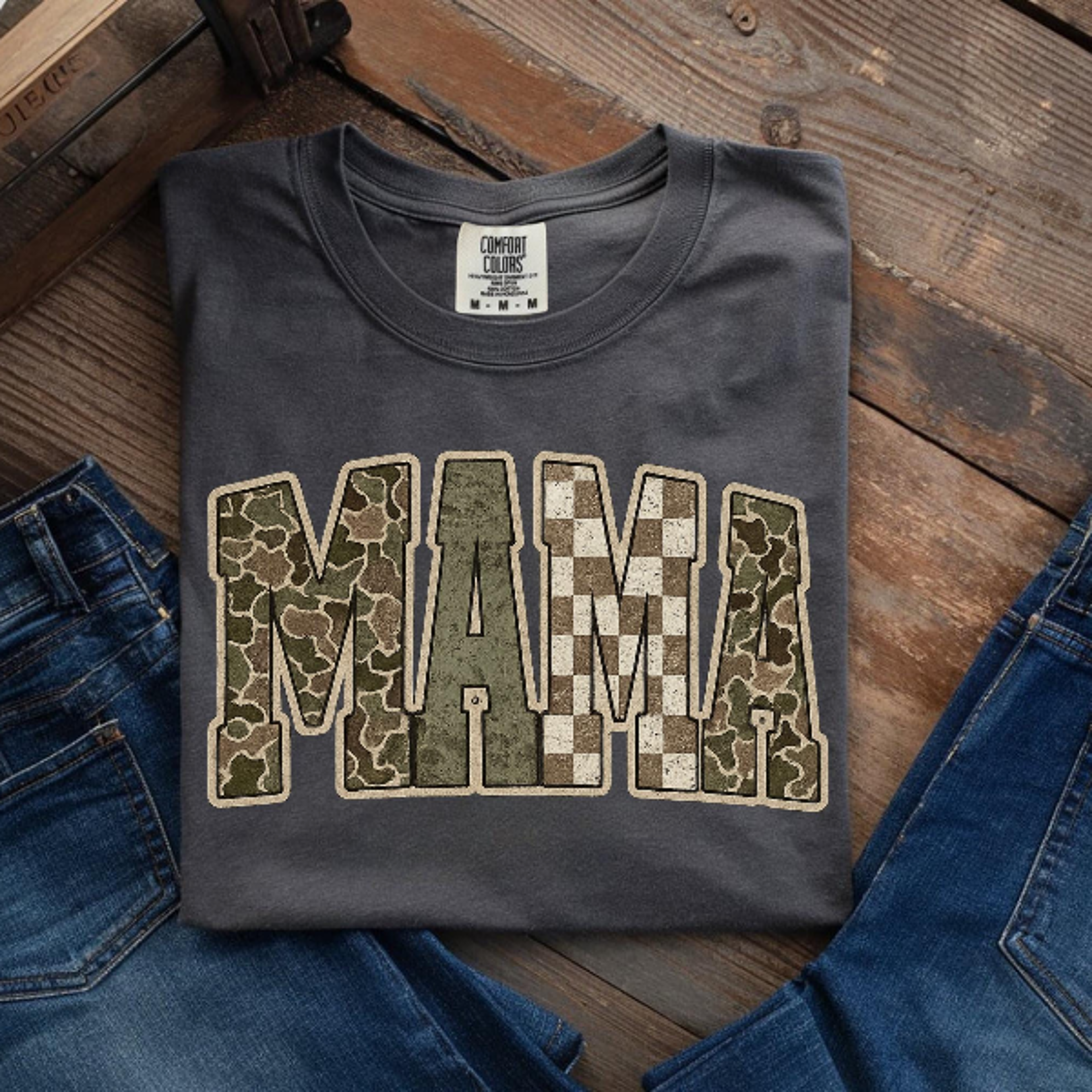mama leopard print graphic tee casual mom shirt