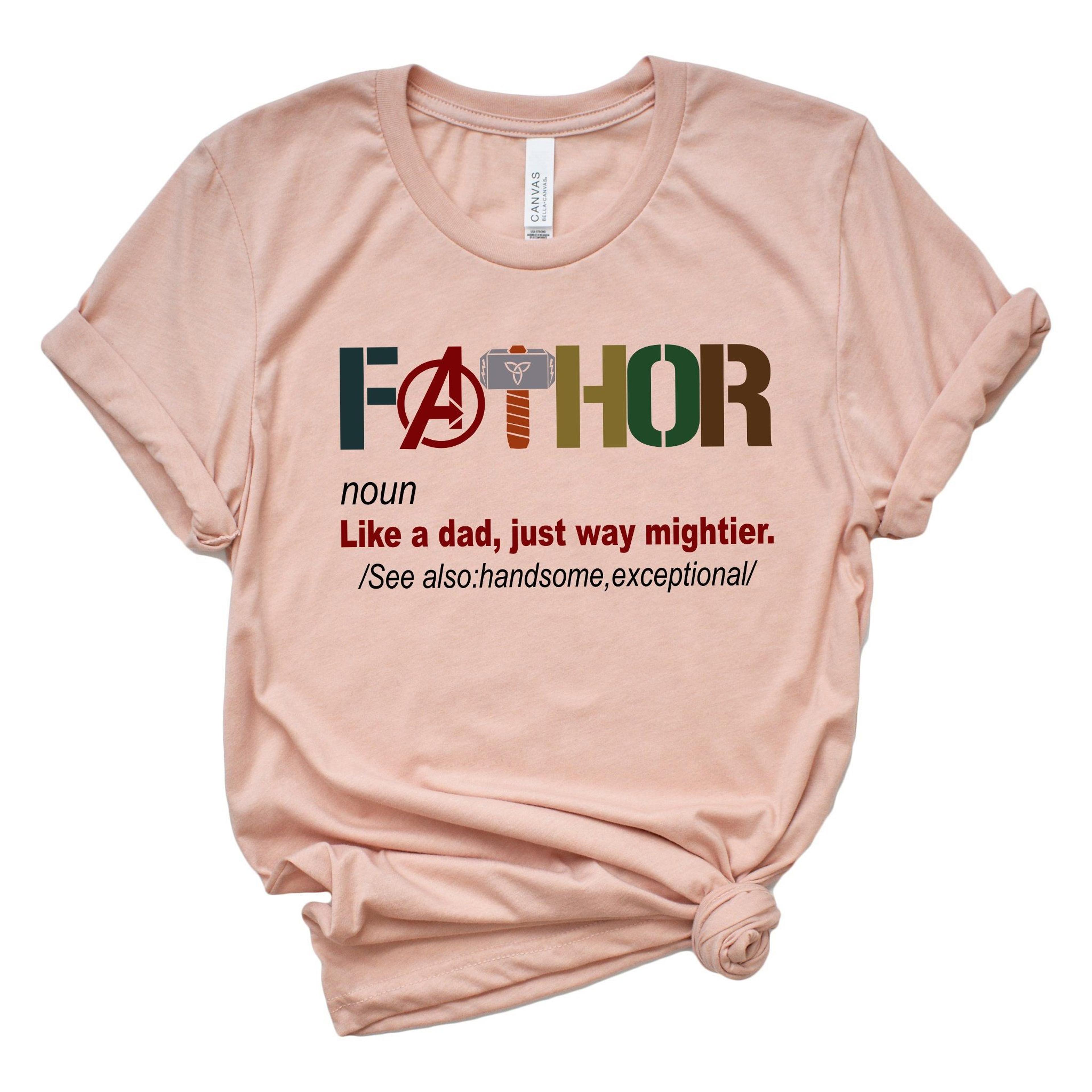 fathor shirt,new dad shirt,dad shirt,daddy shirt,father's day shirt,best dad shirt,gift for dad,daddy hero shirt,noun li