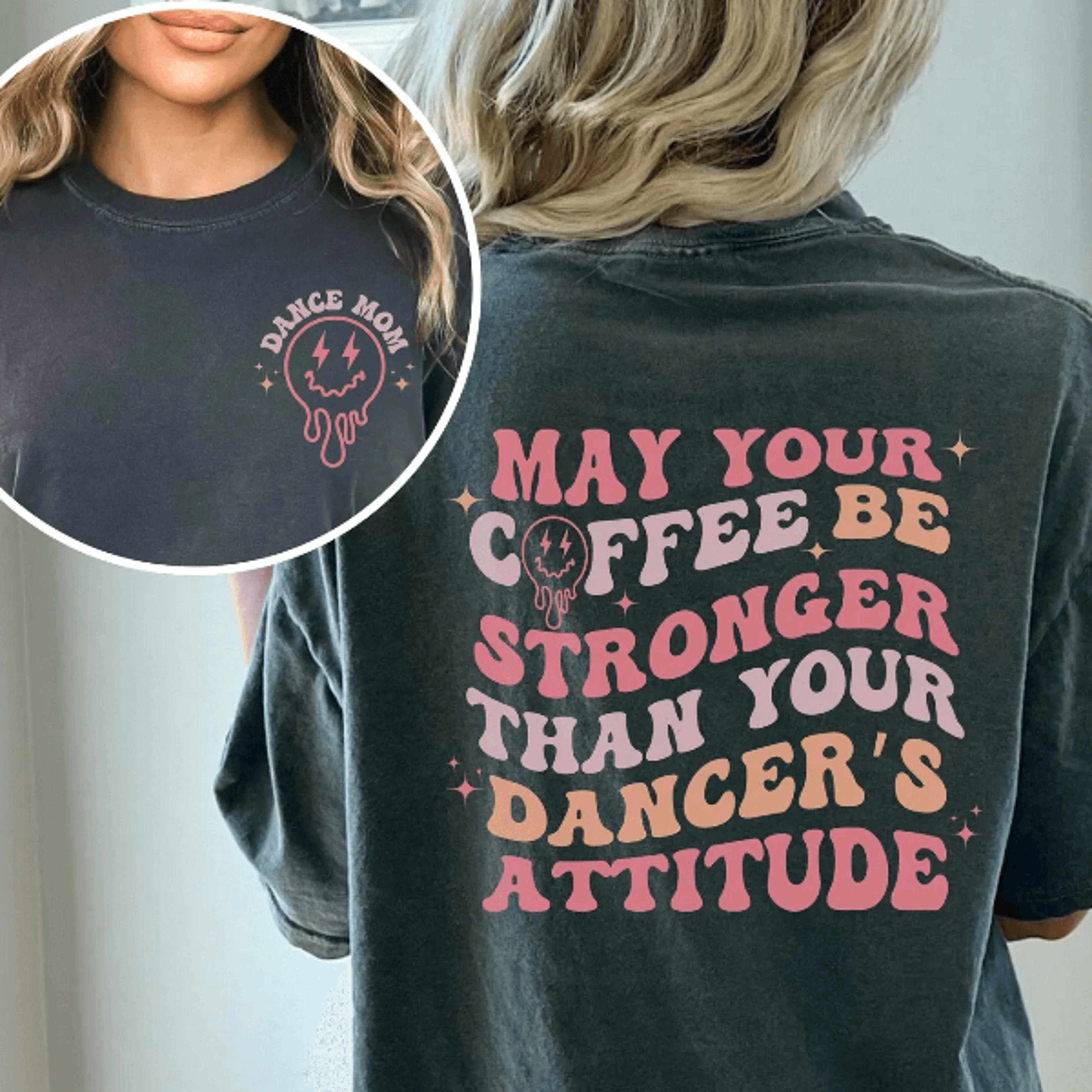 comfort colors dance mom shirt dance mom era tee competition mom gift