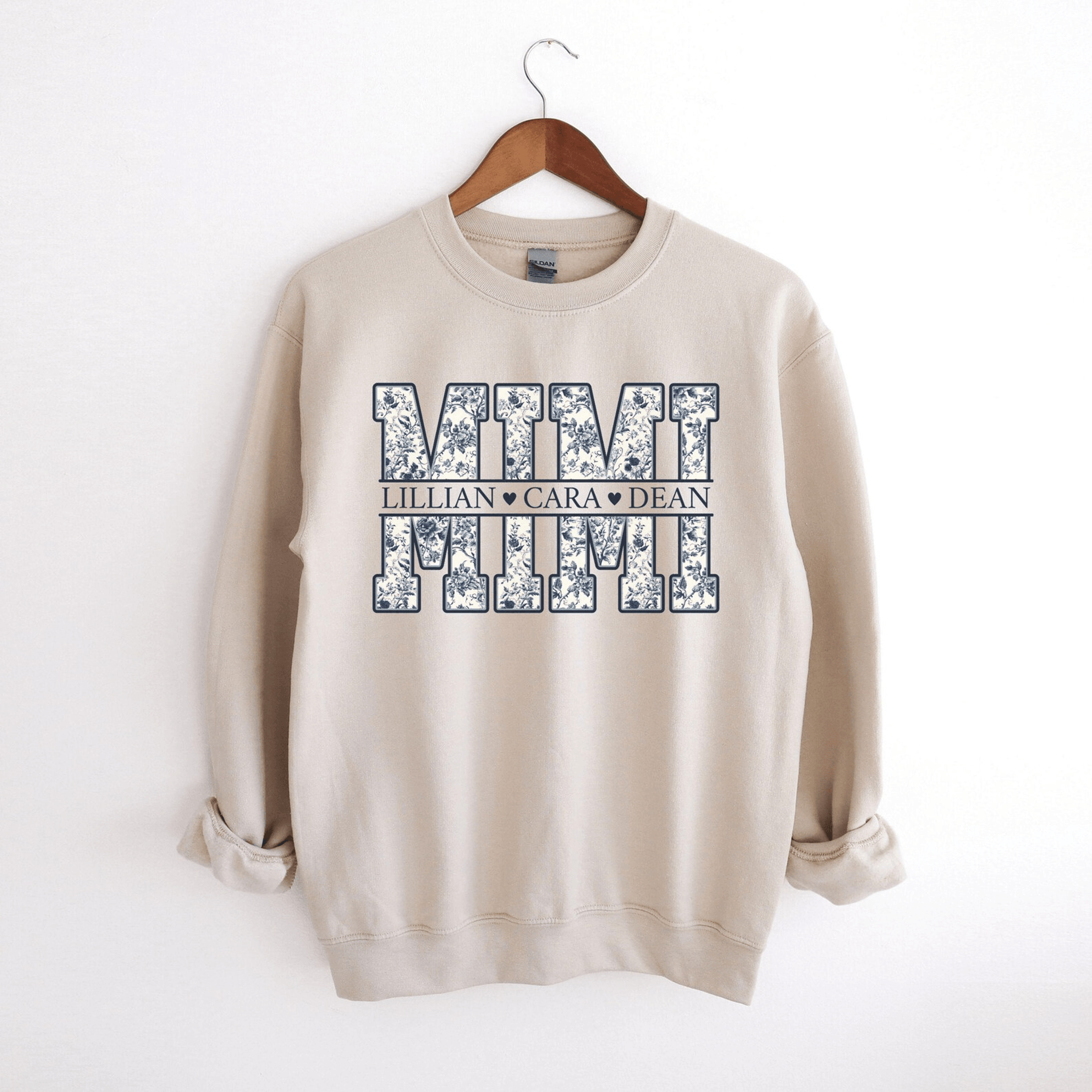 Personalized Mimi Sweatshirt Floral Mimi Crewneck Mothers Day Gift 1