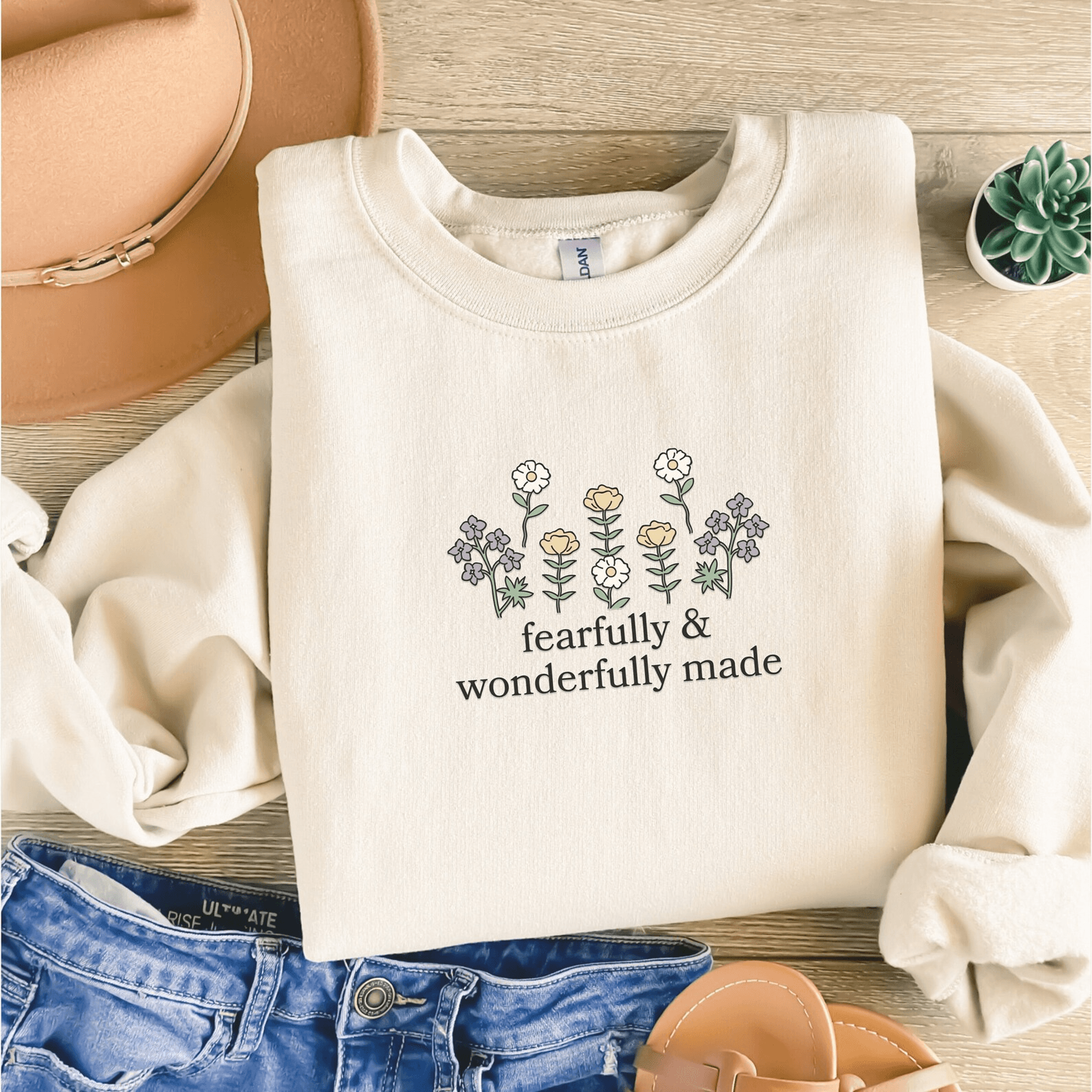 vintage floral christian shirt bible verse boho faith tee jesus apparel gift