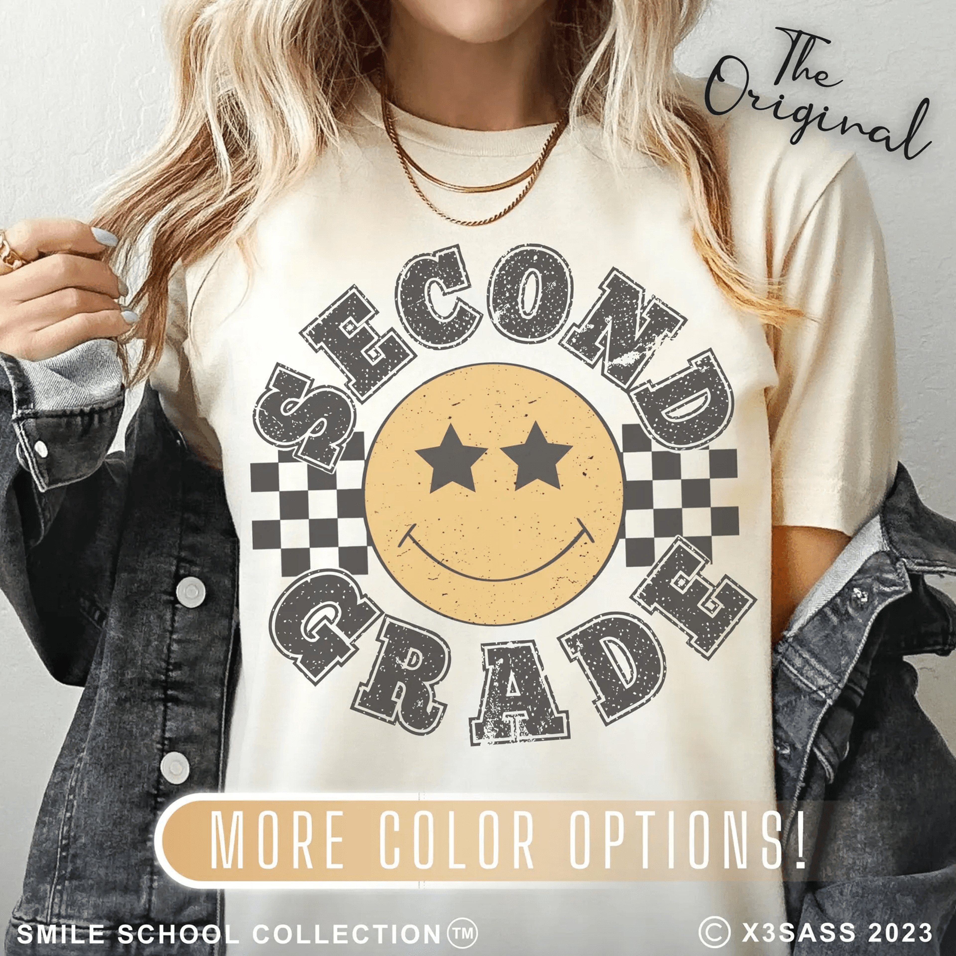 comfort colors retro second grade teacher shirt | 2nd grade back to school team tee