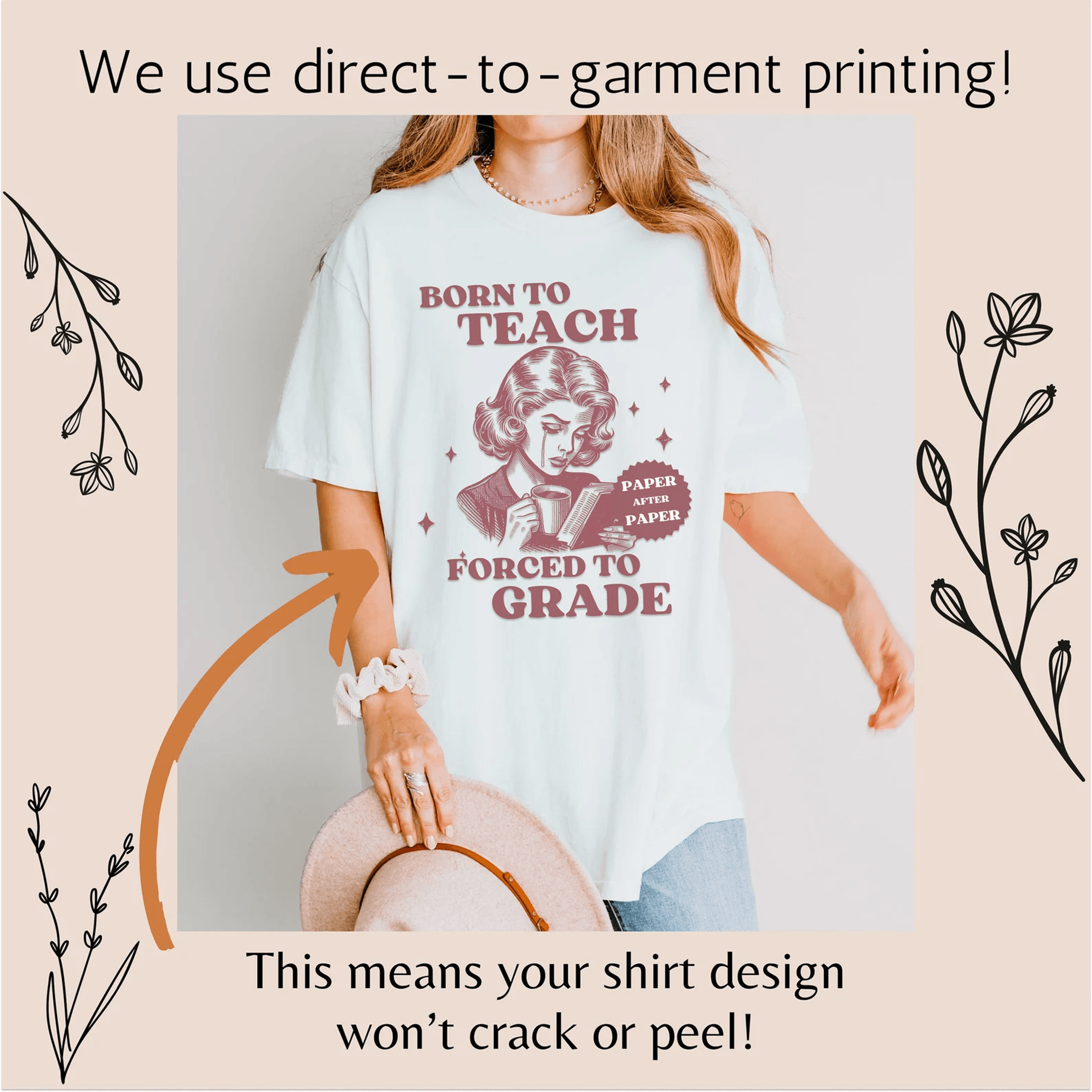 Funny Teacher Shirt Sarcastic Teacher Gift Comfort Colors Tee 2