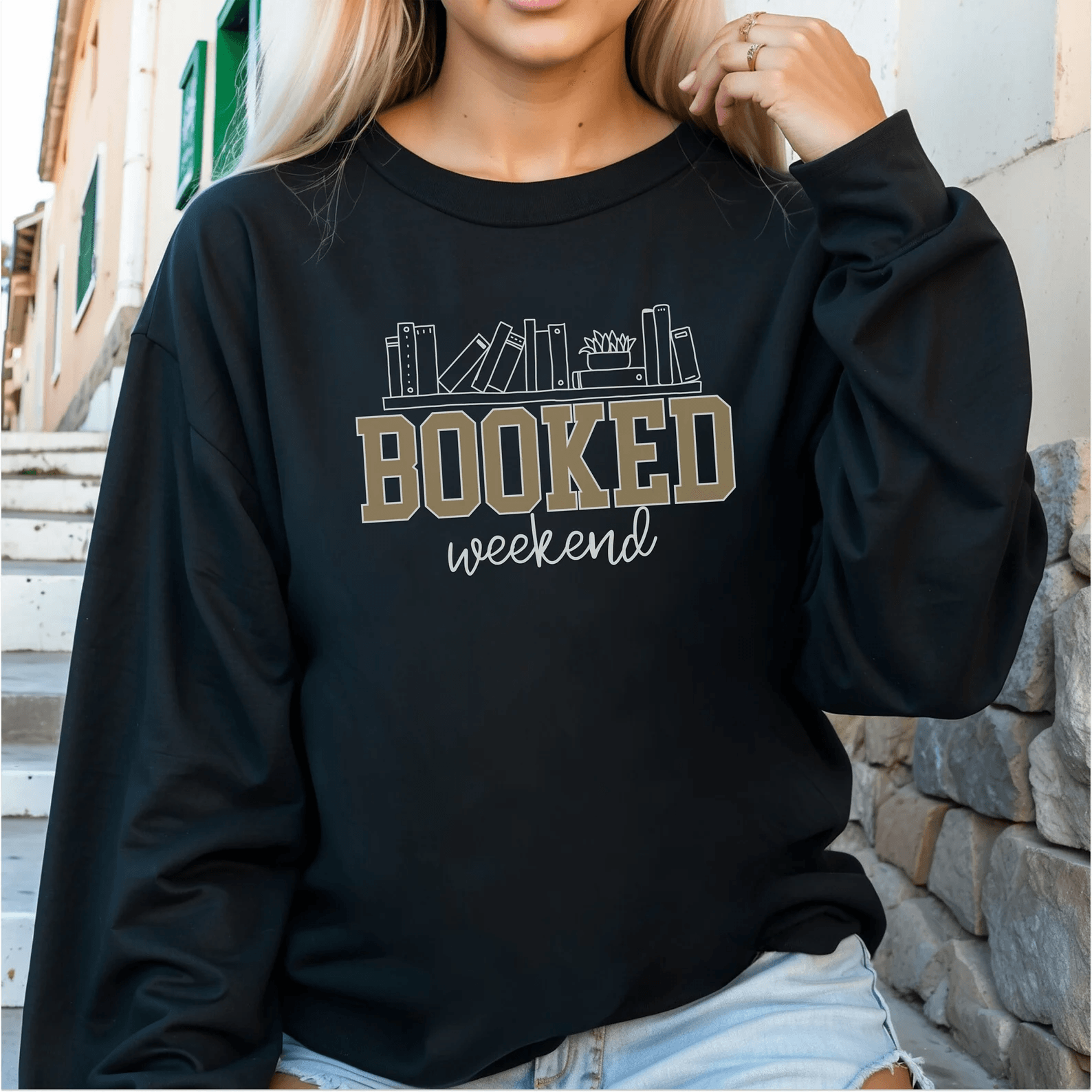 Book Lover Sweatshirt For Women Bookish Reading Crewneck Cozy Bookworm Librarian Gift Pullover 2