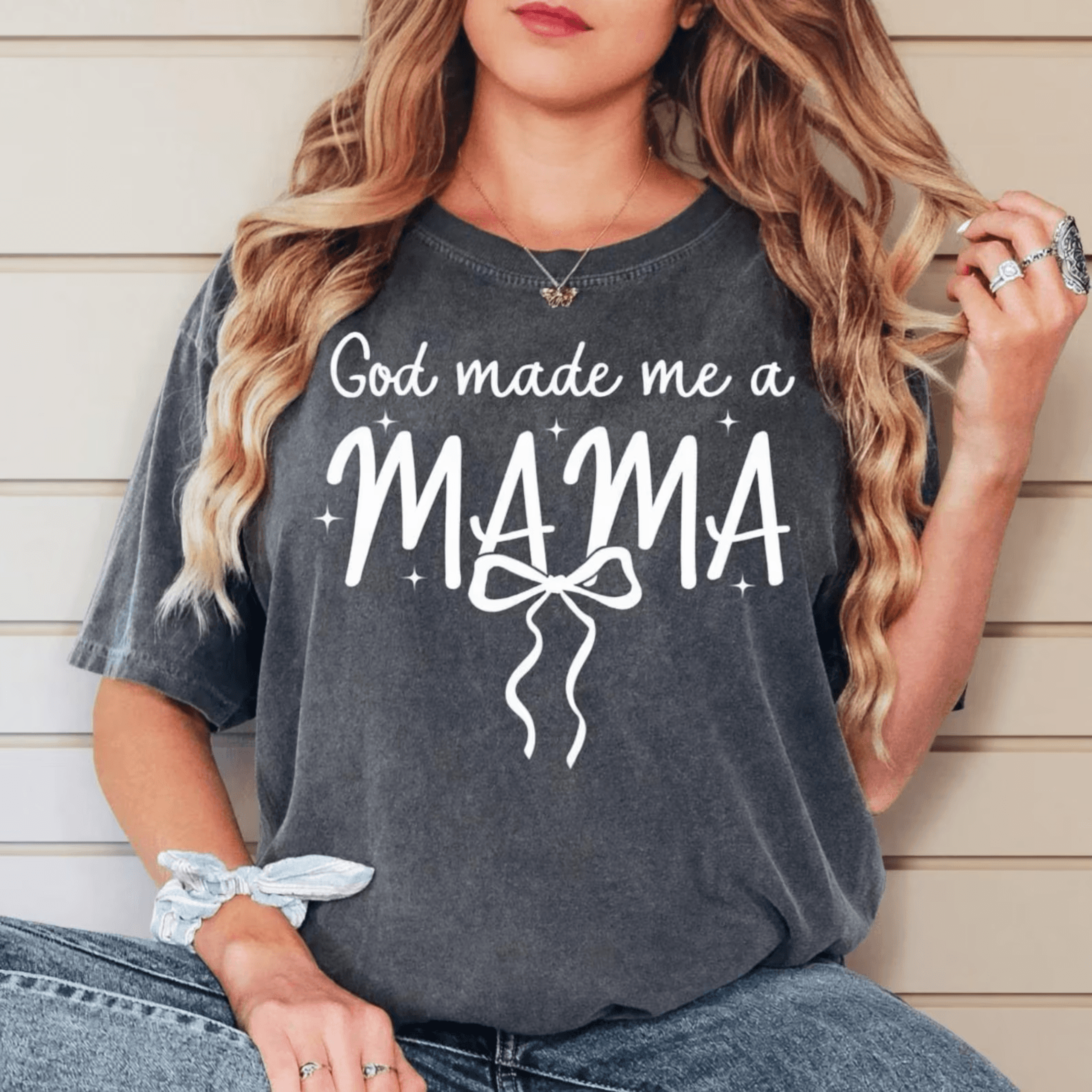 comfort colors god made me a mama shirt funny mama goose mom life tee