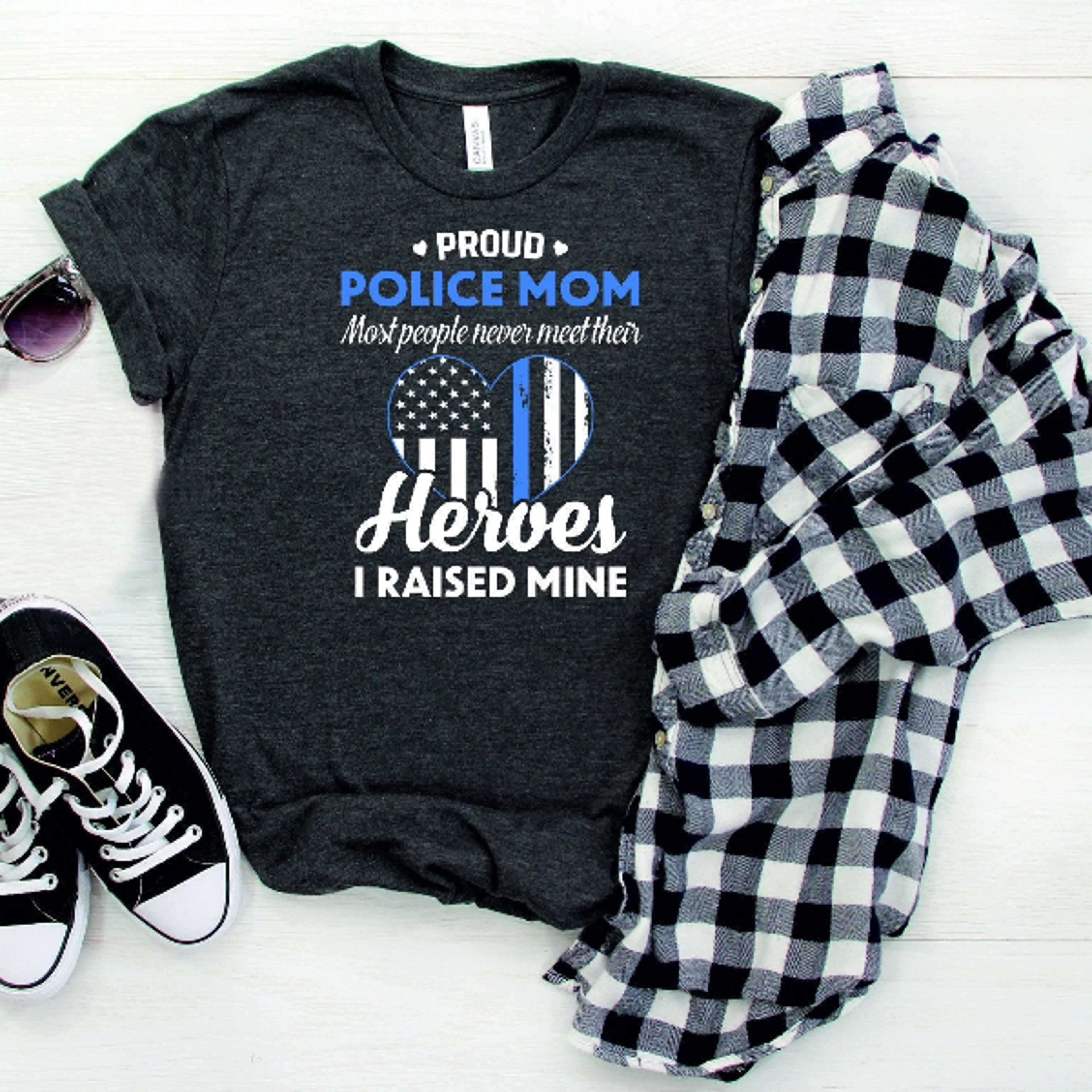 Proud Police Mom Shirt Police Family Shirt My Favorite Police Officer Shirt Mom Shirt Proud Mom Shi