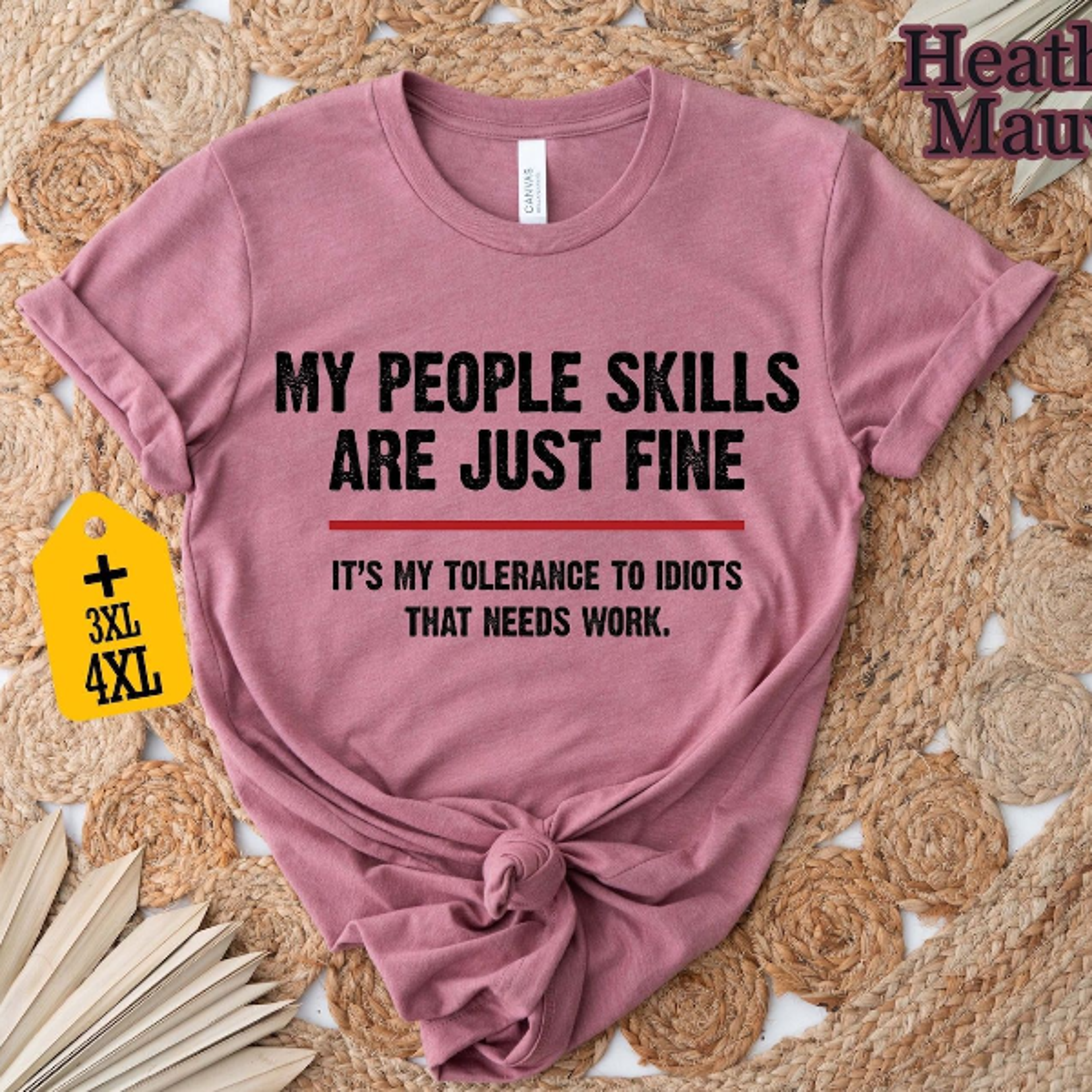 my people skills are fine shirt - it's my tolerance to idiots tee, funny sarcastic gift for men & women, novelty saying