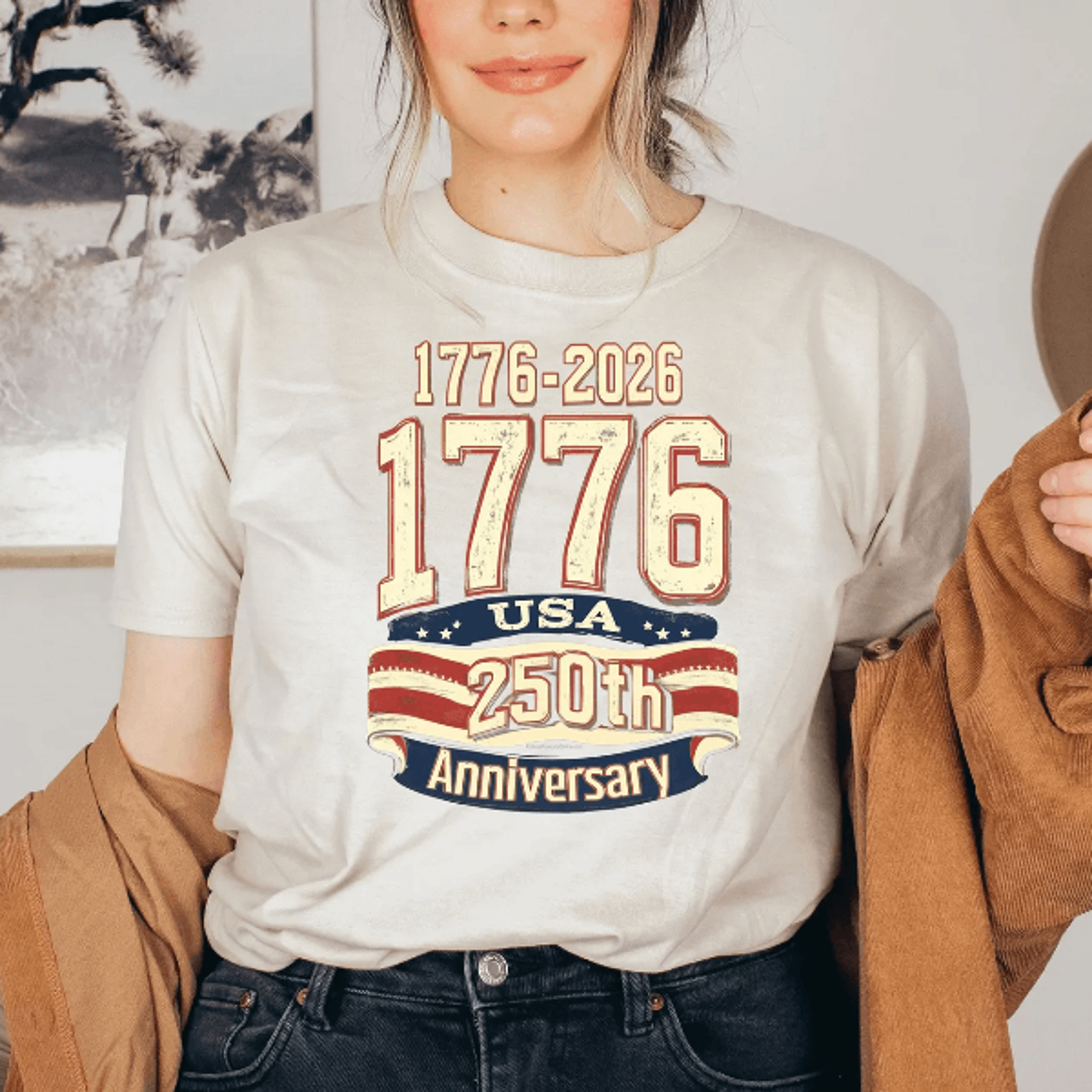 America 250th Anniversary Shirt  17762026 Patriotic USA Freedom Tee 1
