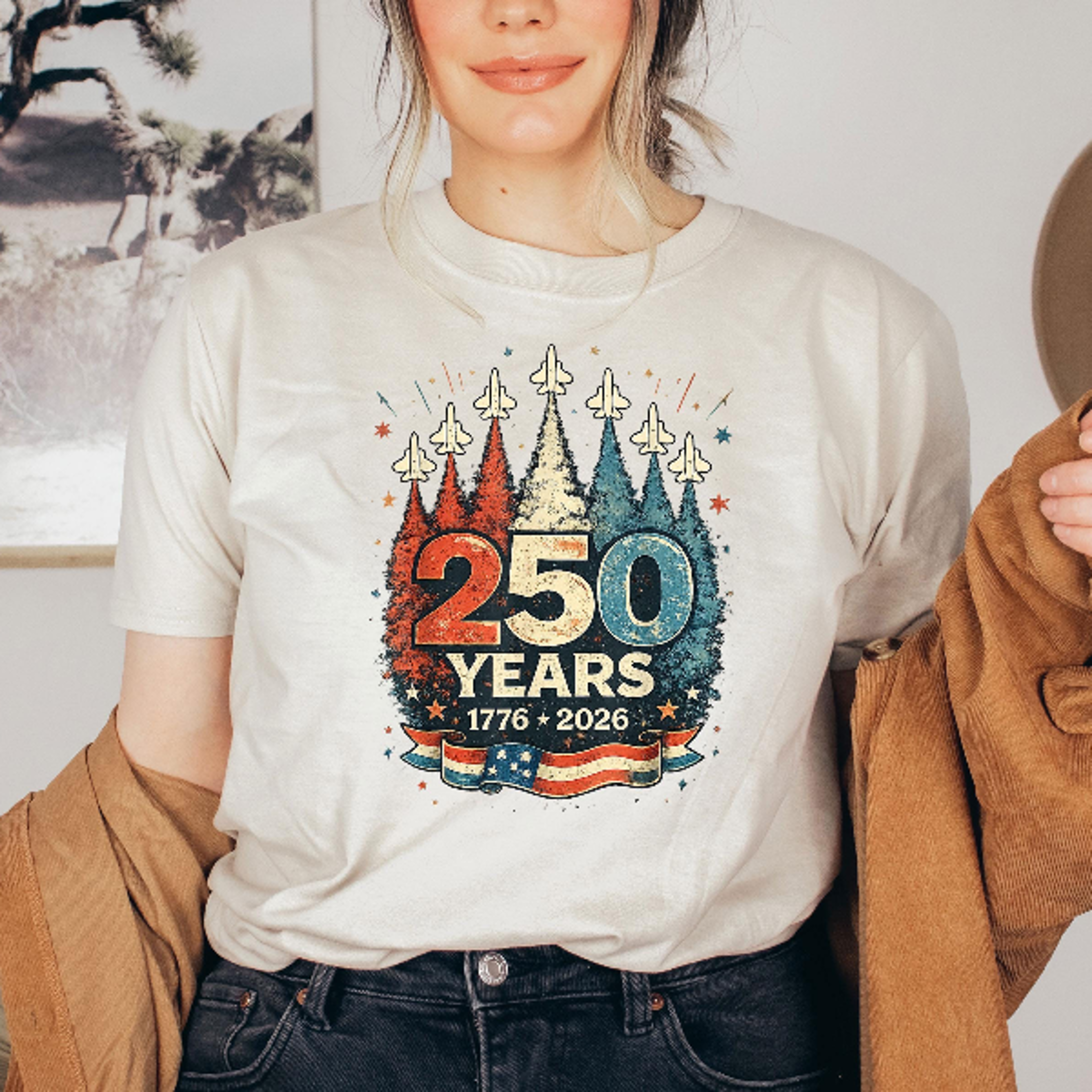 America 250th Anniversary Shirt  17762026 Patriotic Eagle USA Freedom Tee 5