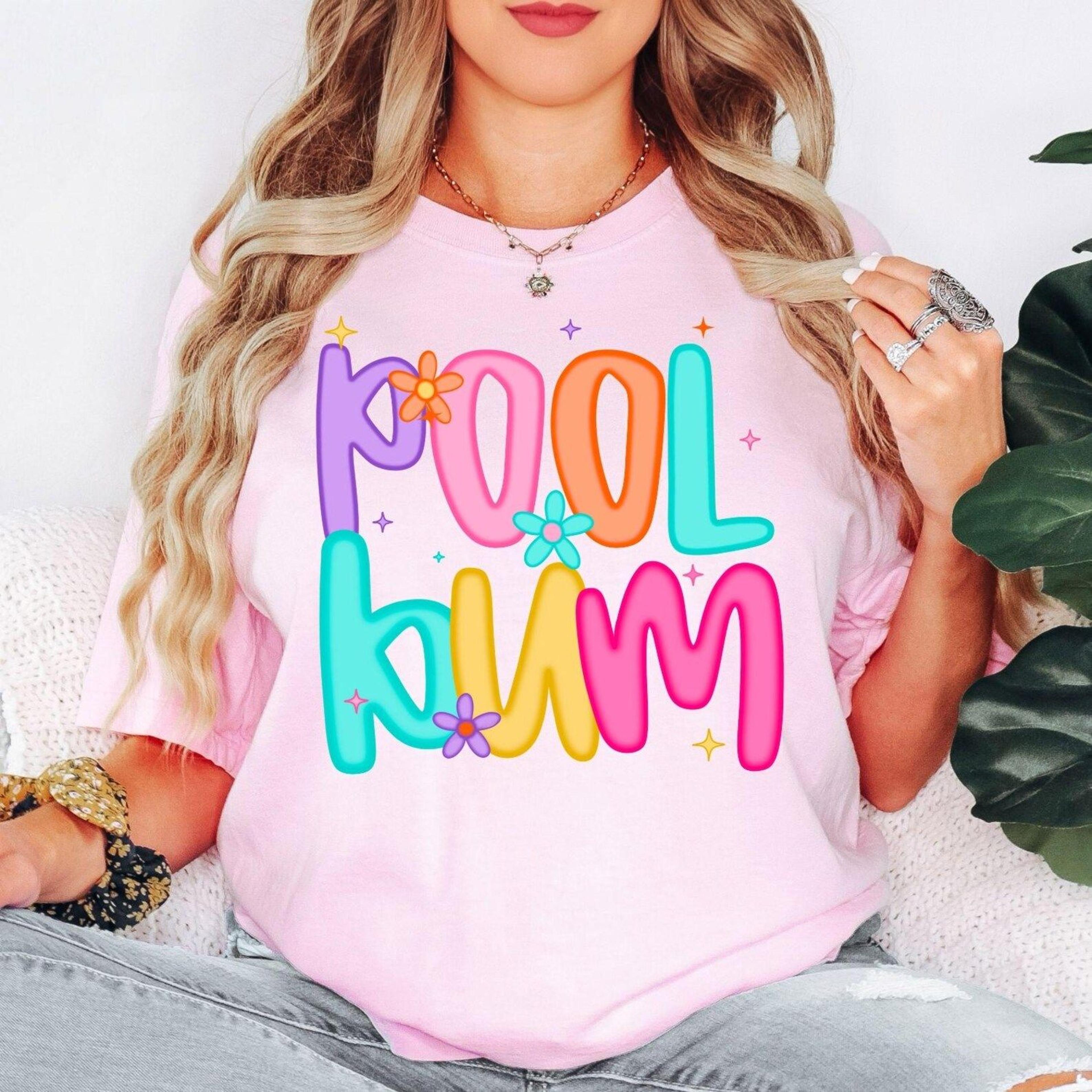 comfort colors pool bum t-shirt | funny summer beach vibes graphic tee for vacation