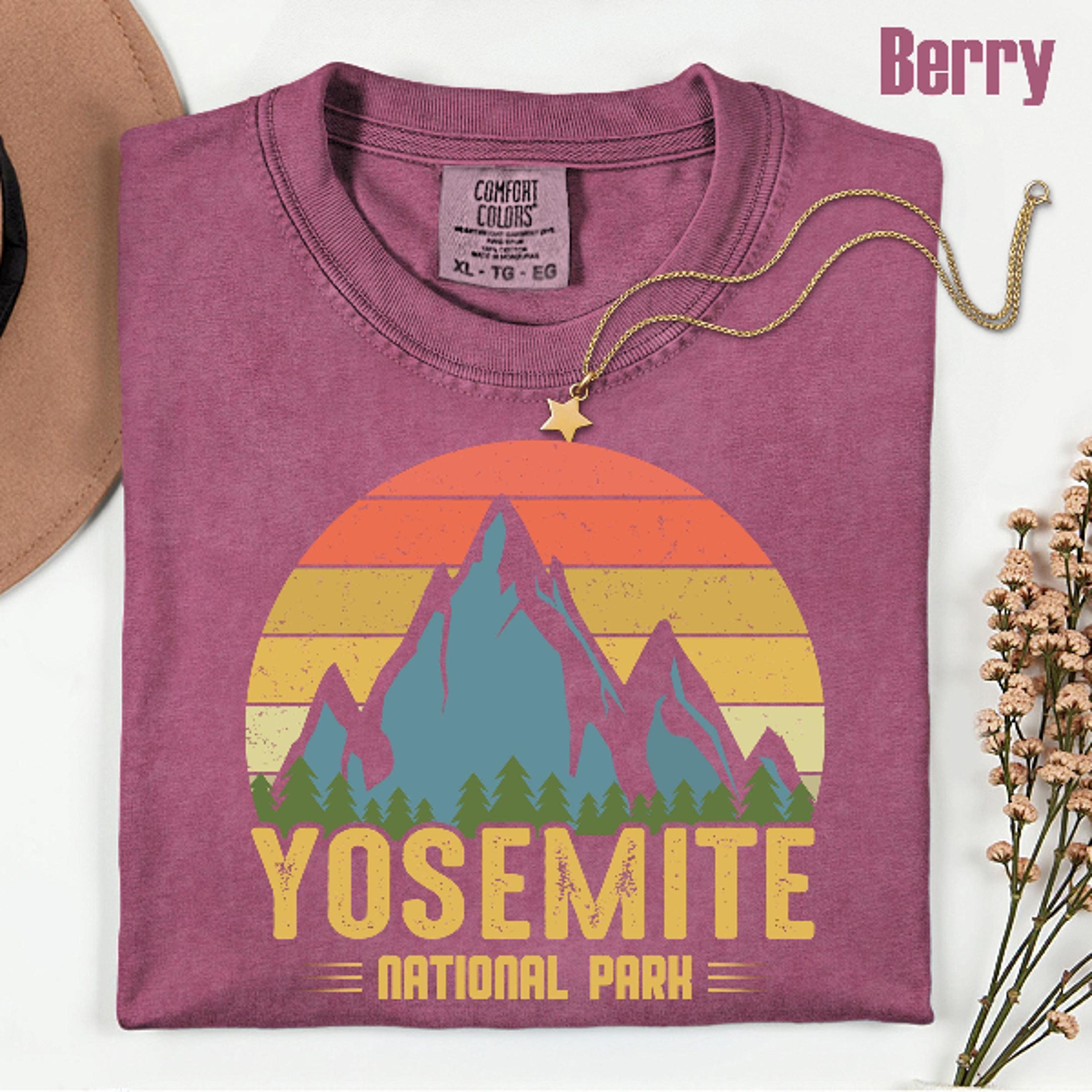 comfort colors yosemite national park shirt, vintage mountain graphic tee, nature lover t-shirt, usa travel shirt