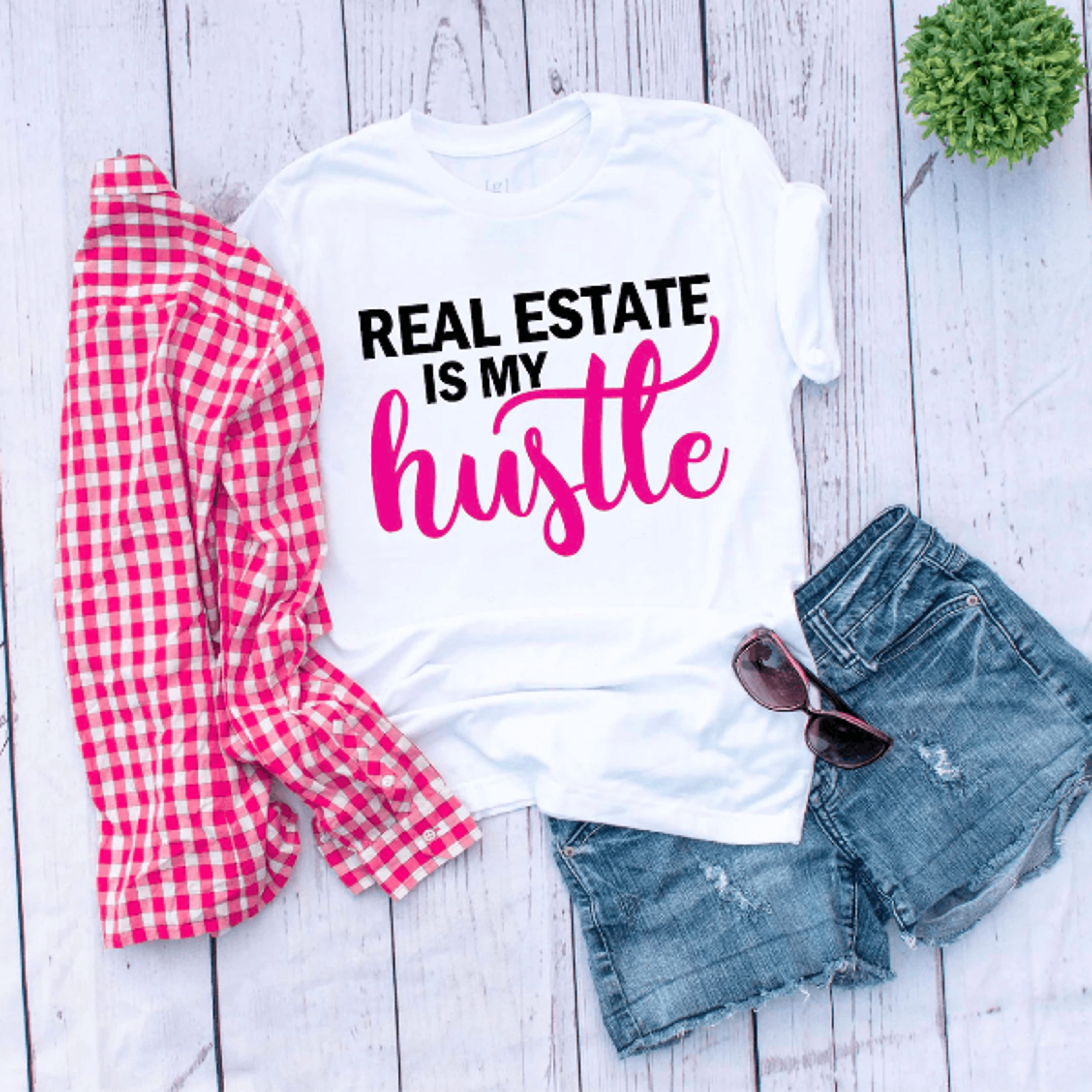 real estate is my hustle shirt | realtor graphic tee custom agent gift for women & men