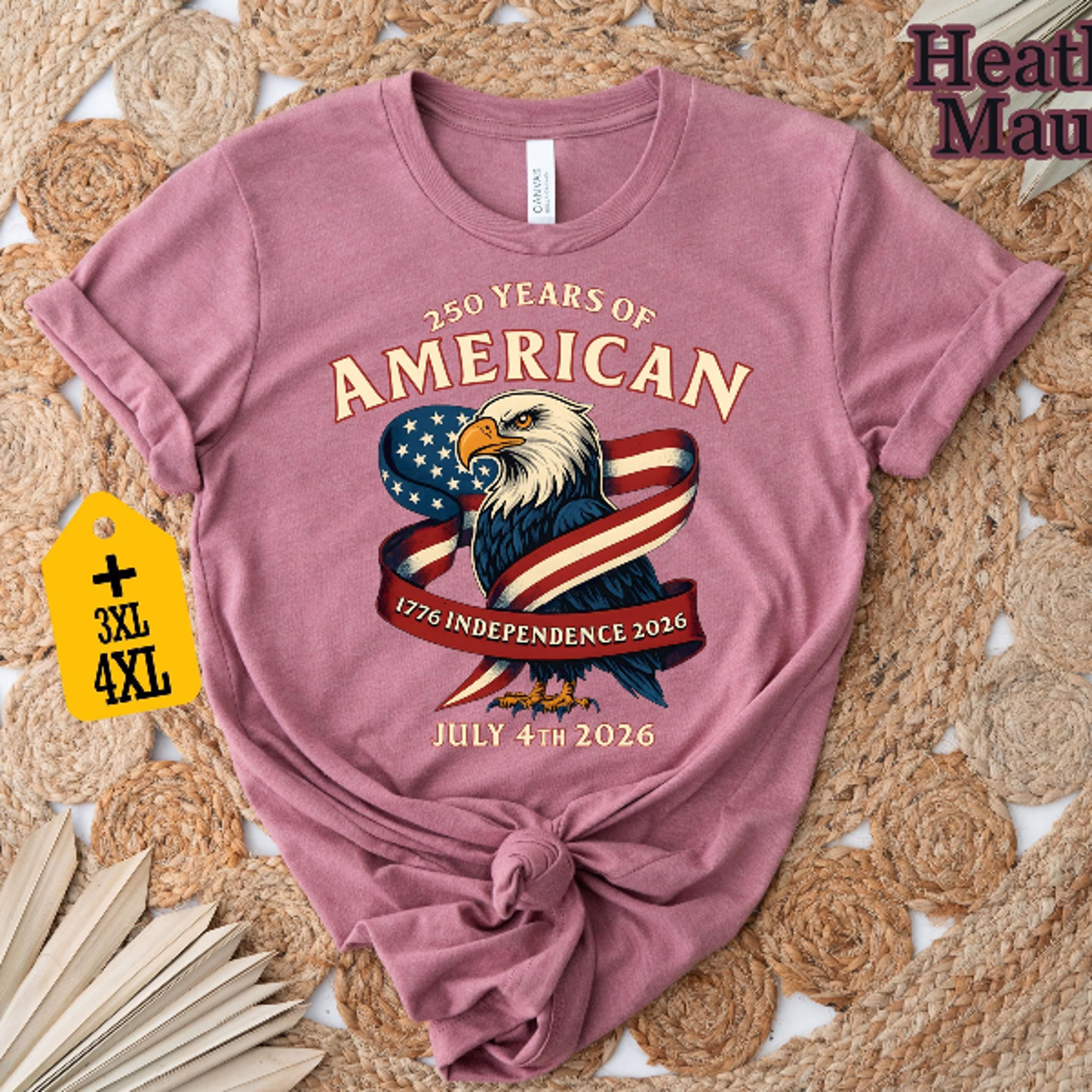 Vintage 250 Years Of American Independence Shirt 17762026 Patriotic Eagle Shirt USA 250th Anniversa 