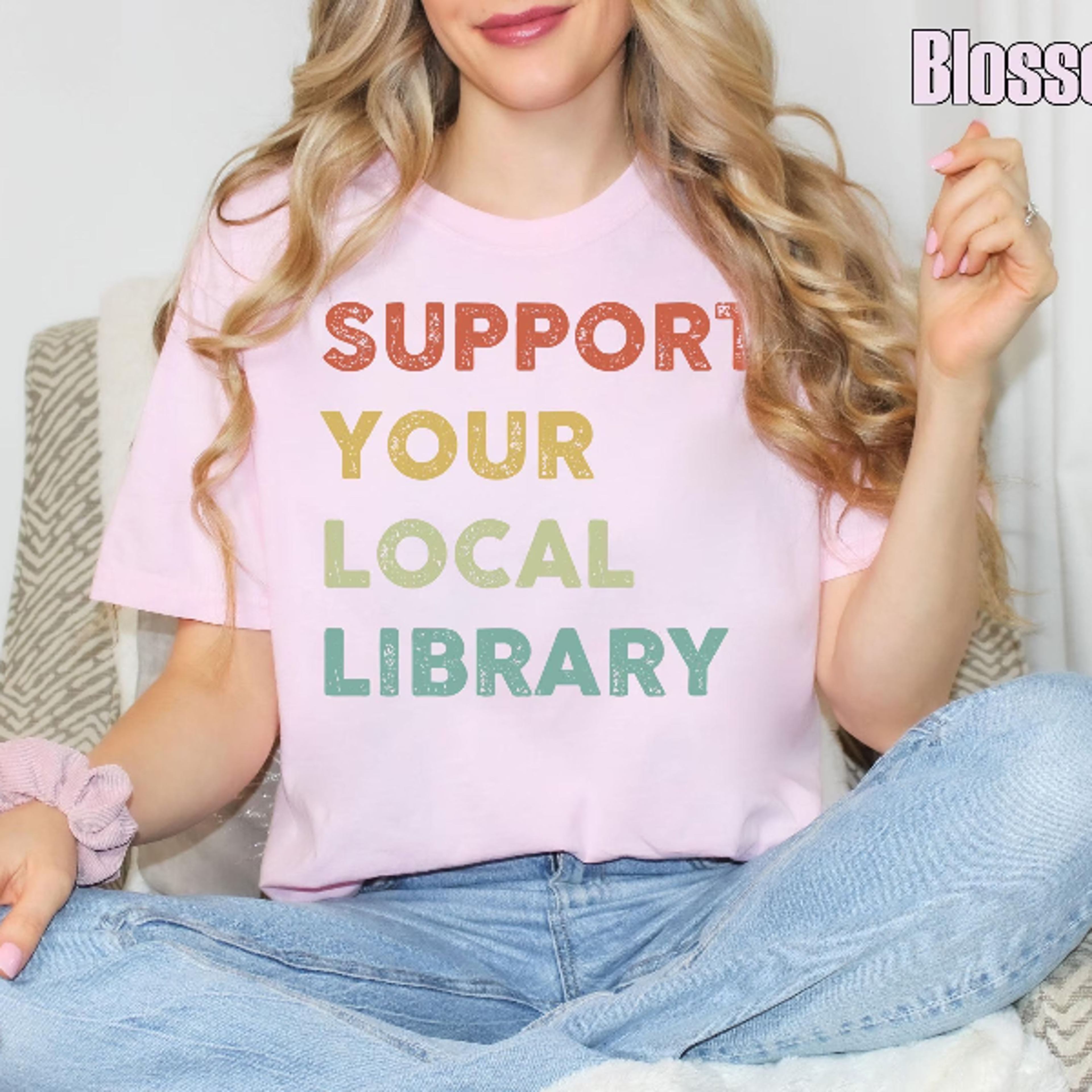 Comfort Colors Book Lover Tee Support Your Local Library Shirt Librarian Gift Shirt Reading Lover T 