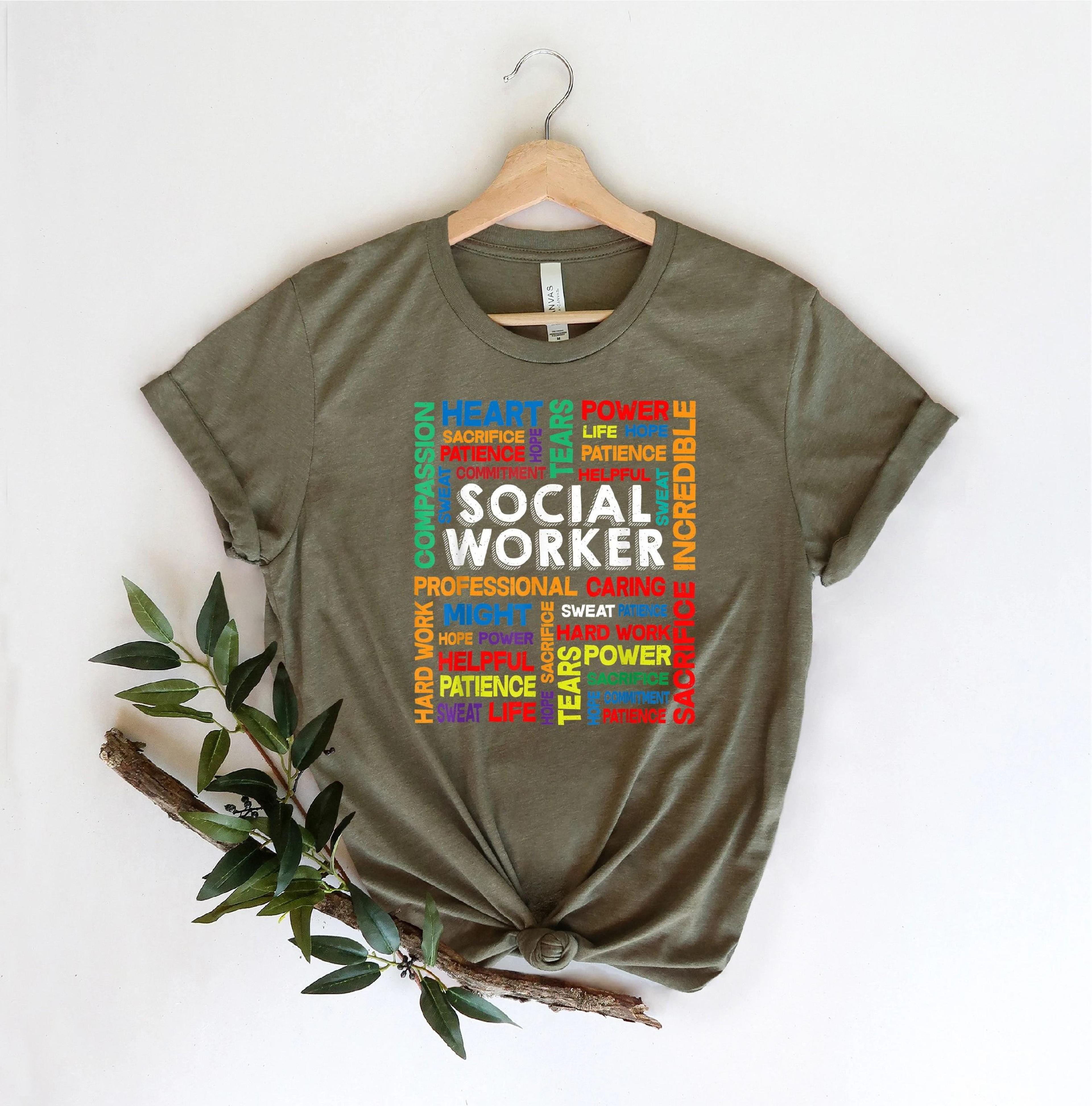 Social Worker Shirt Social Work Shirt Social Work TShirt Social Worker Social Worker Gift Gift For  1