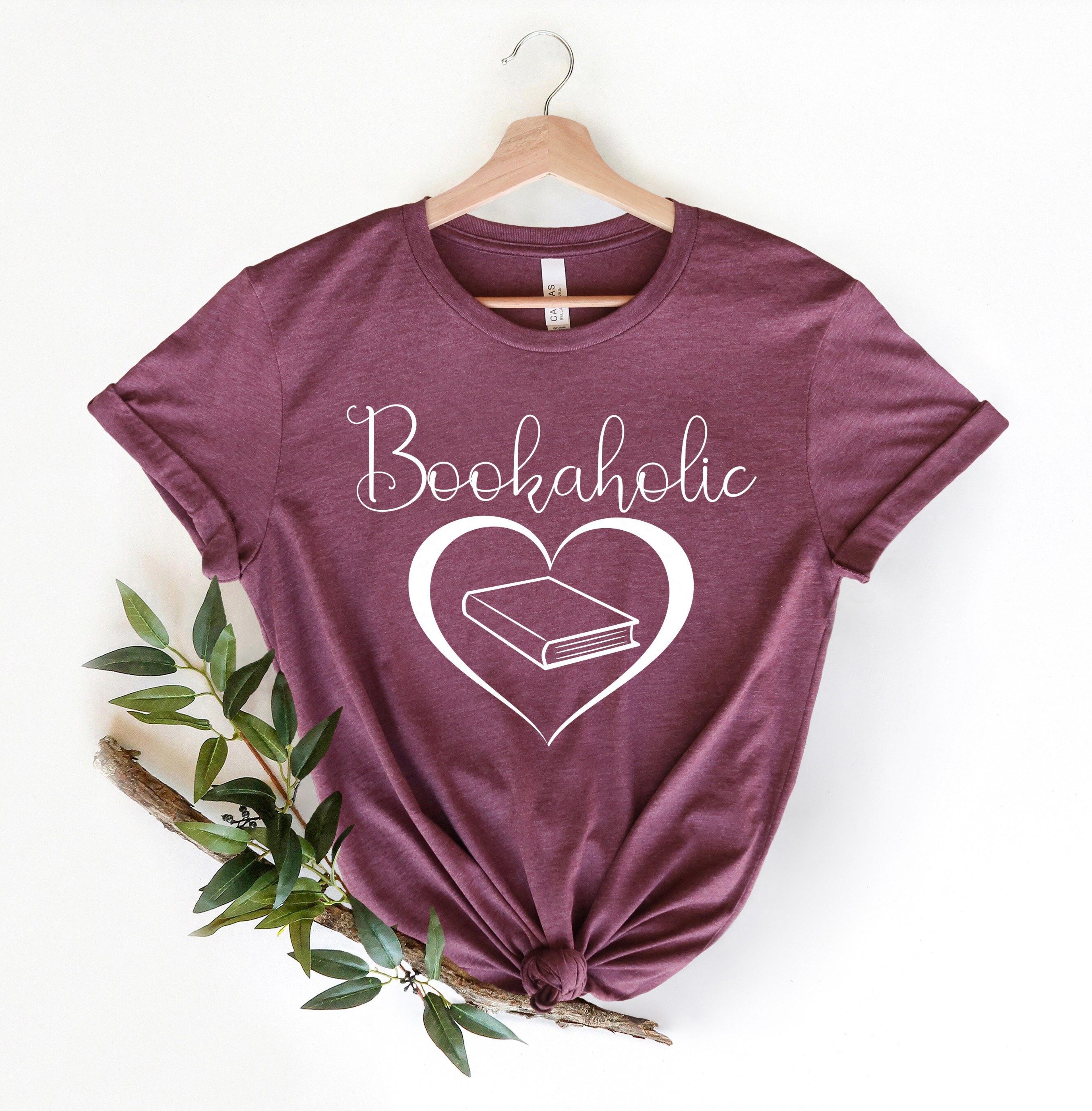 bookaholic shirt books shirts reading shirt librarian shirt book shirt book lover shirt librarian gift teacher shirt