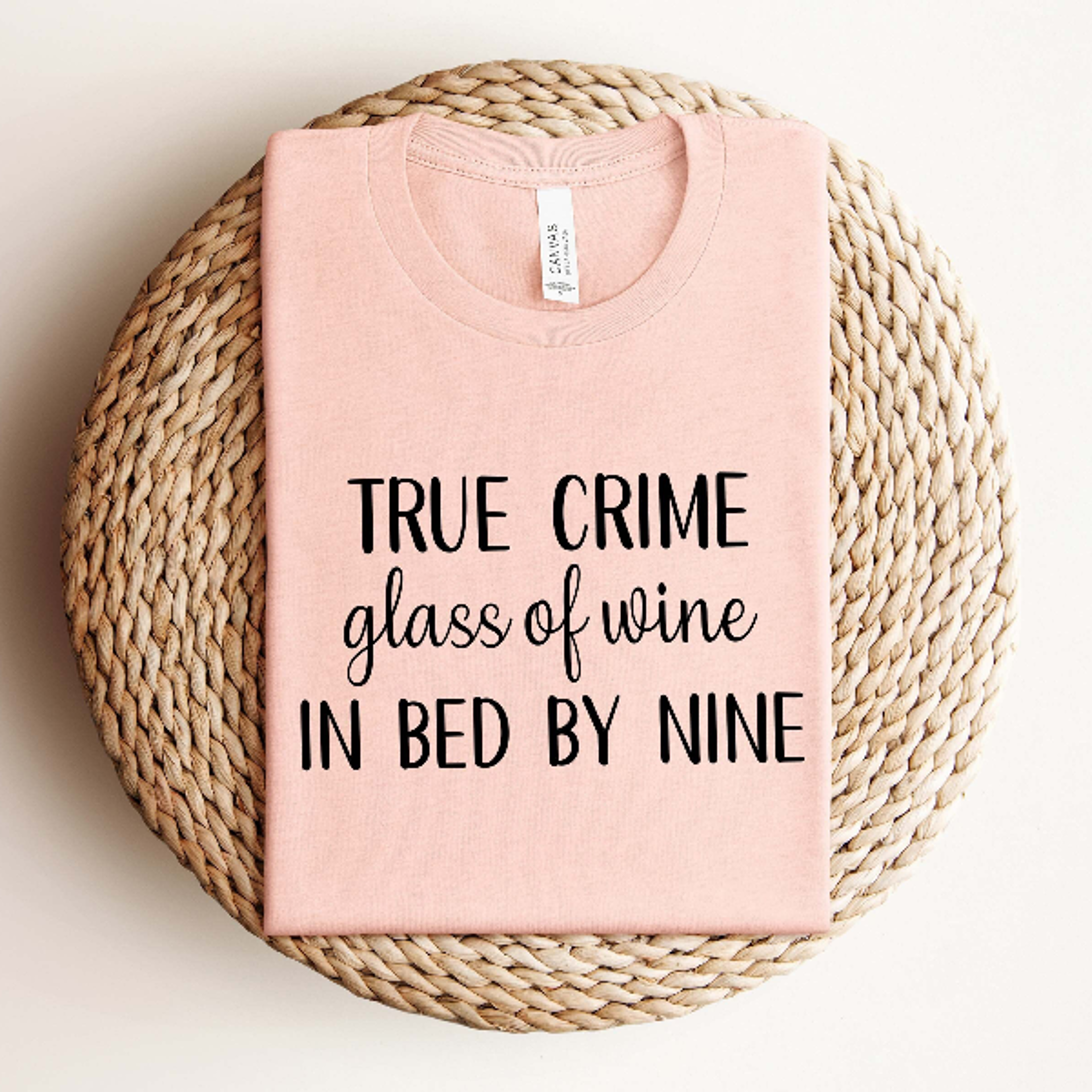 true crime glass of wine in bed by nine shirt true crime tshirt, funny shirts for women, wine lover gift shirt