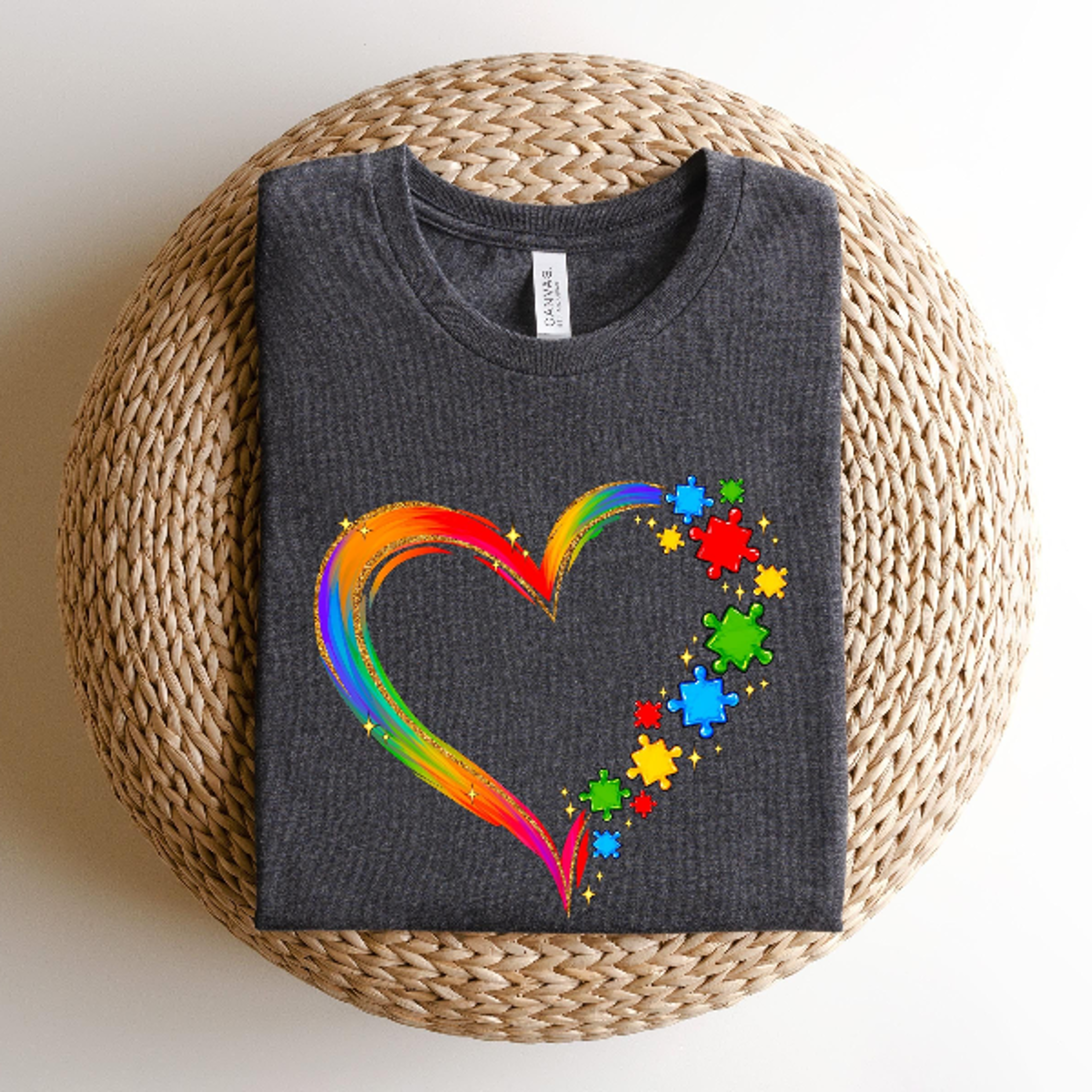 Colorful Autism Puzzle Shirt for Moms