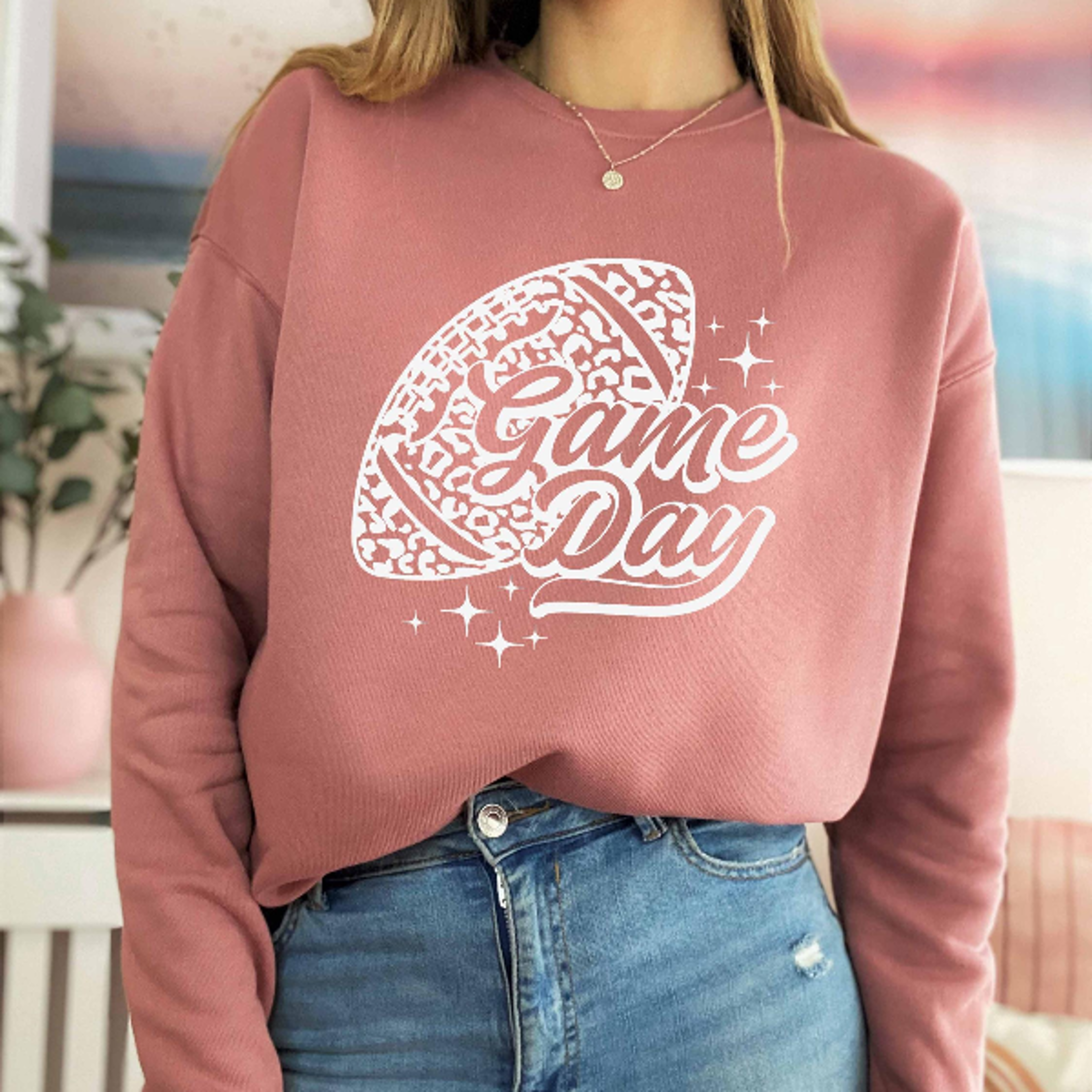 game day football shirt women fan sweatshirt